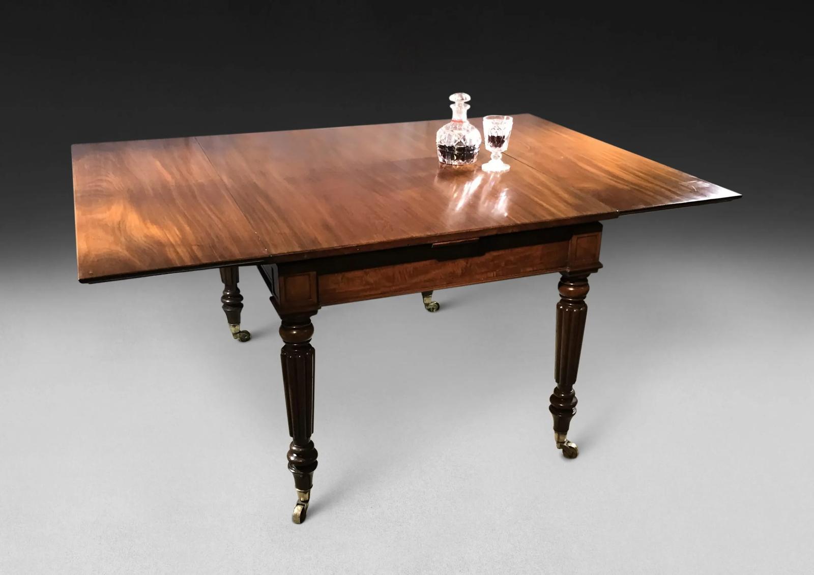Gillows Regency Mahogany Draw Leaf Dining Table (1 of 11)