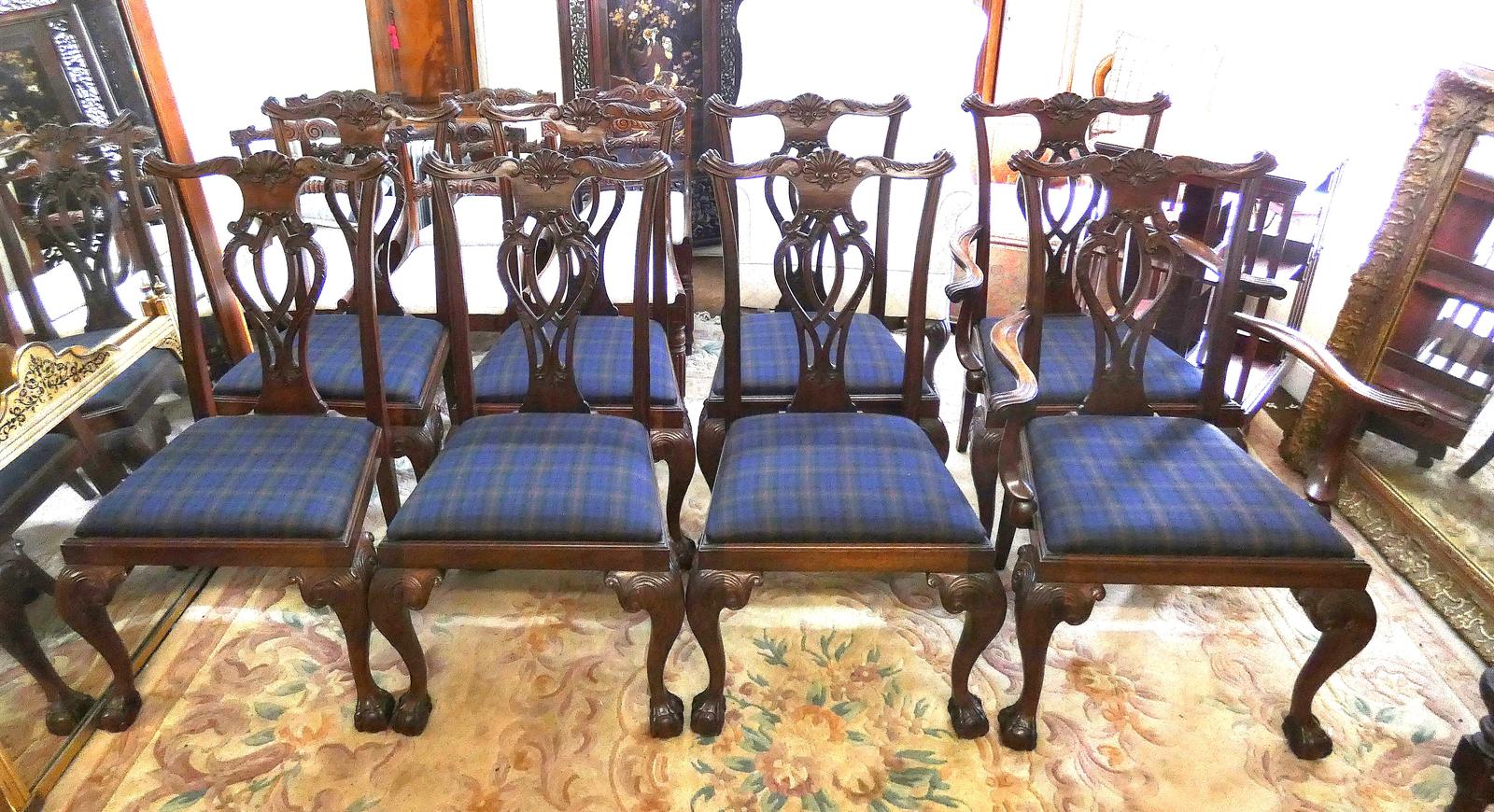 Set of 8 Mahogany Dining Chairs (1 of 10) Set of 8 Mahogany Dining Chairs (1 of 10)