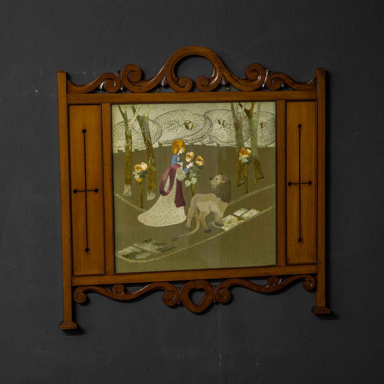 Edwardian Mahogany Overmantel (1 of 9)