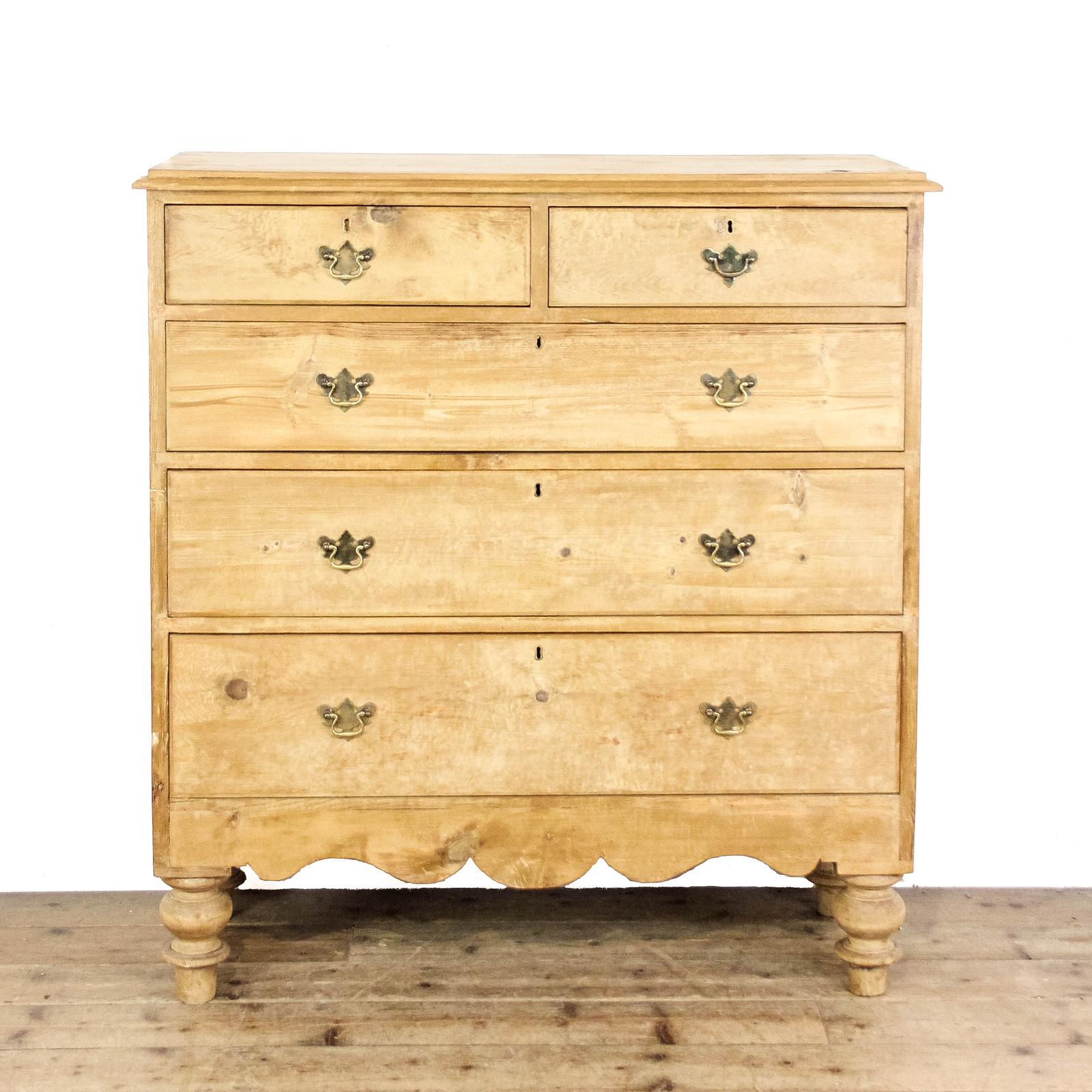 Antique Victorian Pine Chest of Drawers (1 of 10)