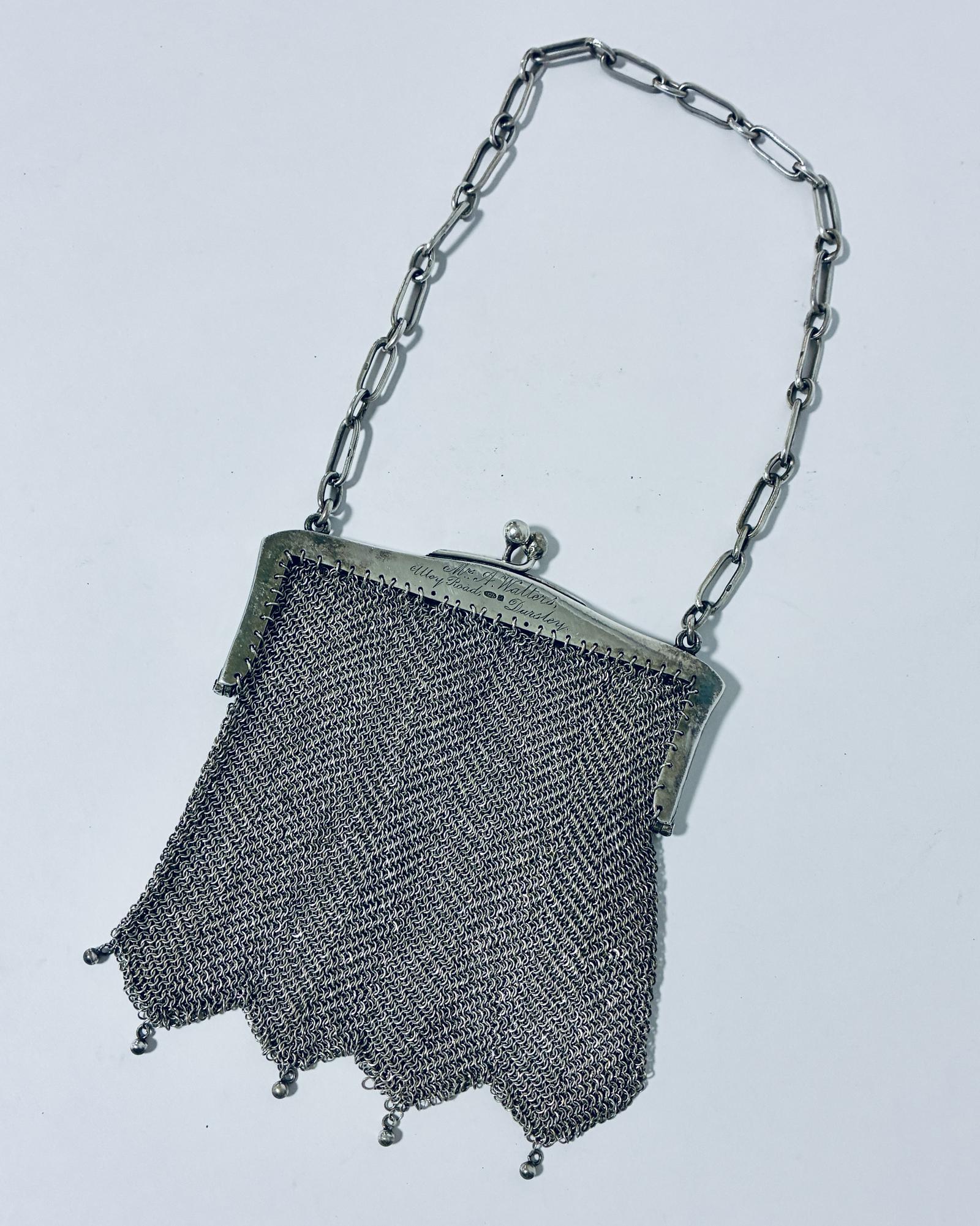 Art Deco Silver Mesh Purse (1 of 10) Art Deco Silver Mesh Purse (1 of 10)