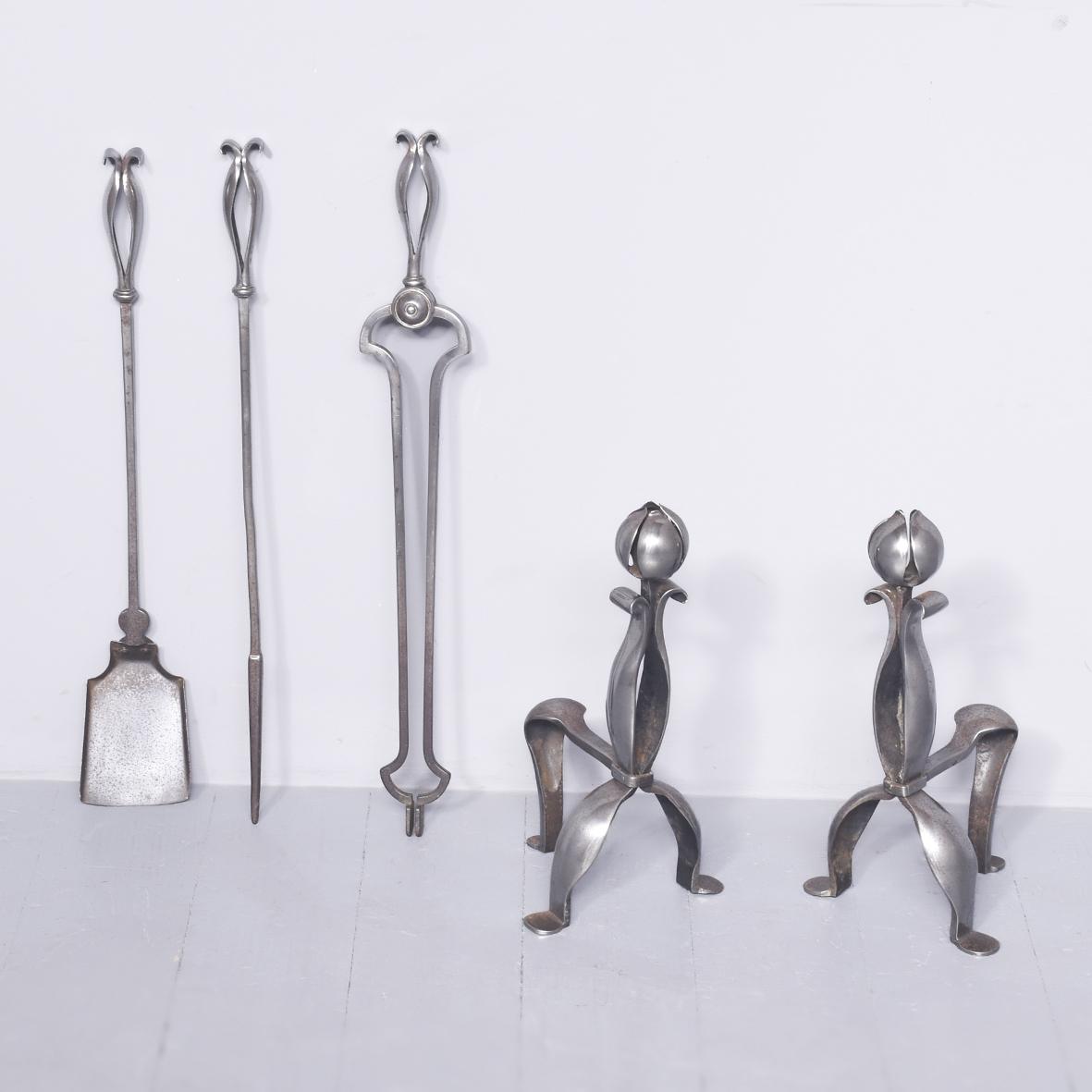 Arts & Crafts 5 Piece Fireside Set (1 of 5)