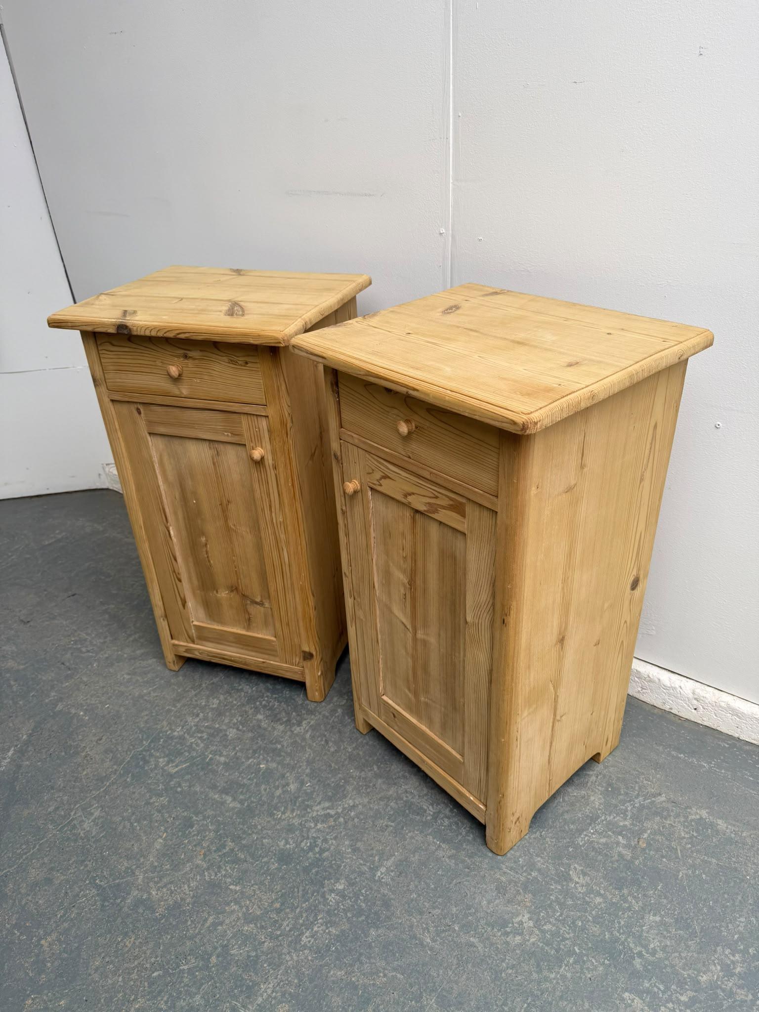 A Great Pair of Antique/old Pine Victorian Bedside Cabinets to Wax/paint (1 of 8) A Great Pair of Antique/old Pine Victorian Bedside Cabinets to Wax/paint (1 of 8)