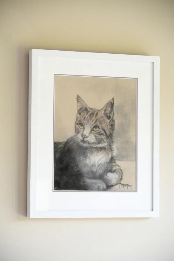 P. Martins - Pastel Study of a Cat (1 of 5)