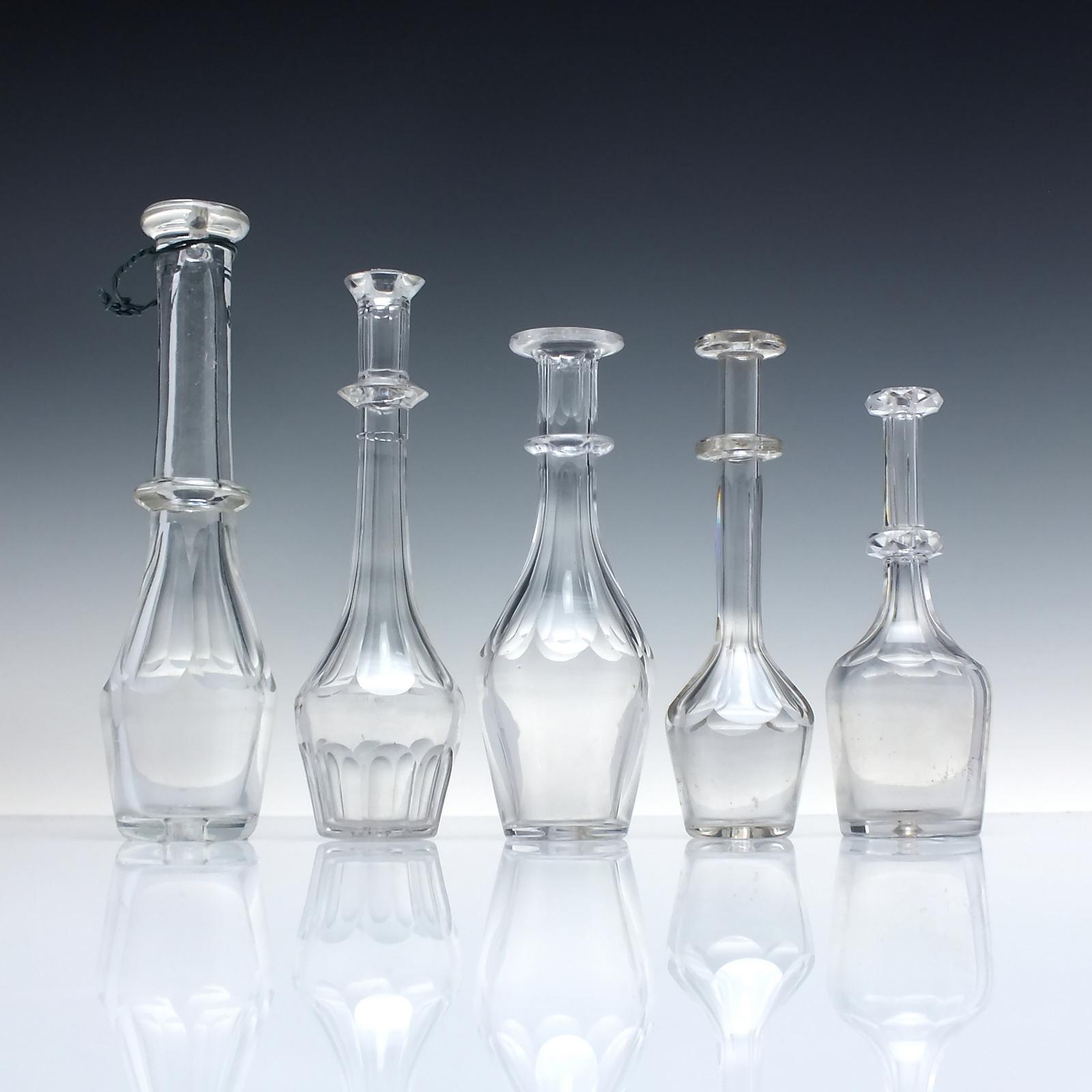 Five Georgian Glass Toddy Lifter Collection c.1820 (1 of 6)