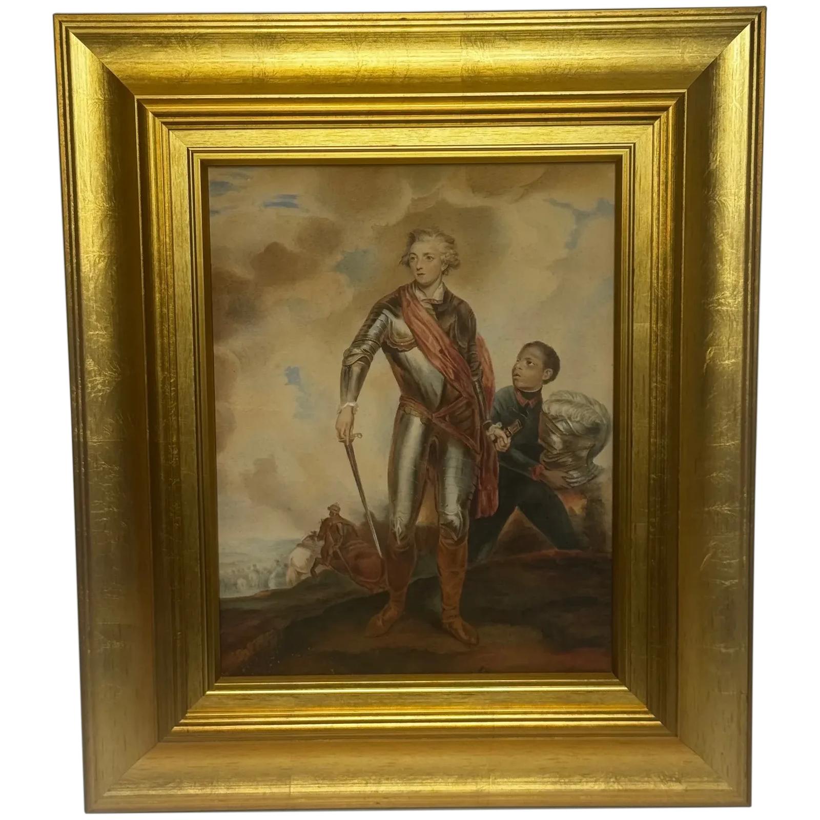 Portrait of Charles Stanhope, 3rd Earl of Harrington with Marcus Richard Fitzroy Thomas c.1783 (1 of 40)