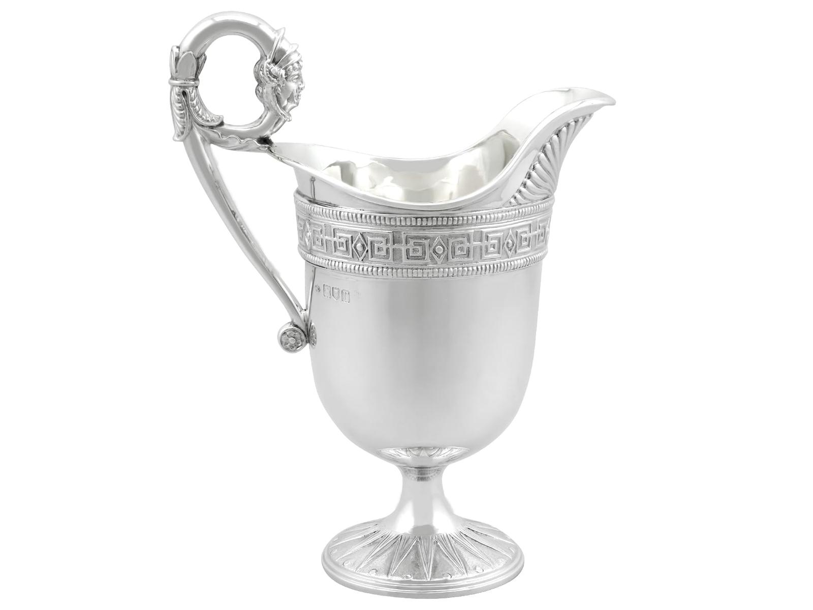 Antique George V Sterling Silver Cream / Water Jug 1912 (1 of 10)