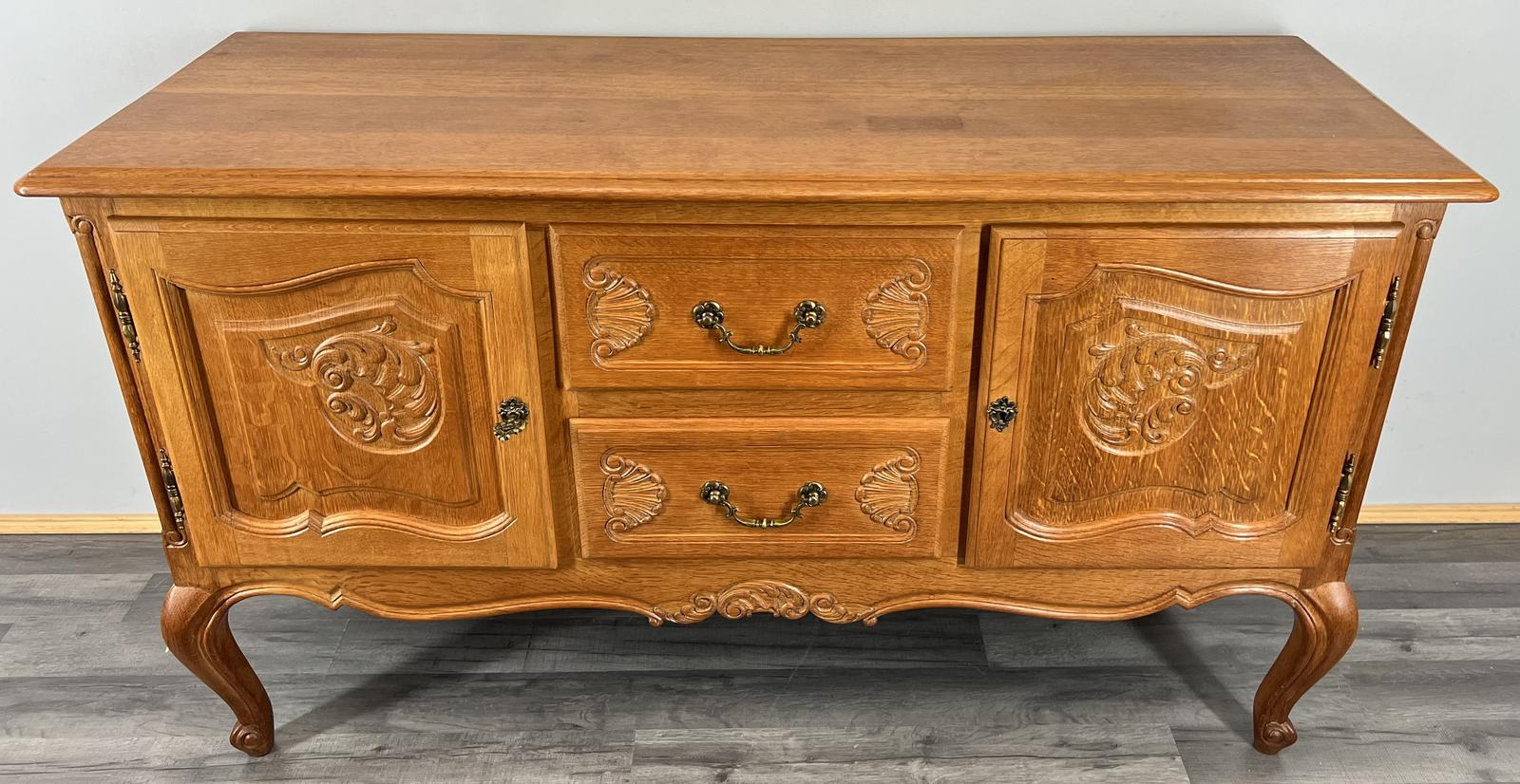 Cabinet Vintage French Oak Storage Drawers Carved Sideboard (1 of 12) Cabinet Vintage French Oak Storage Drawers Carved Sideboard (1 of 12)