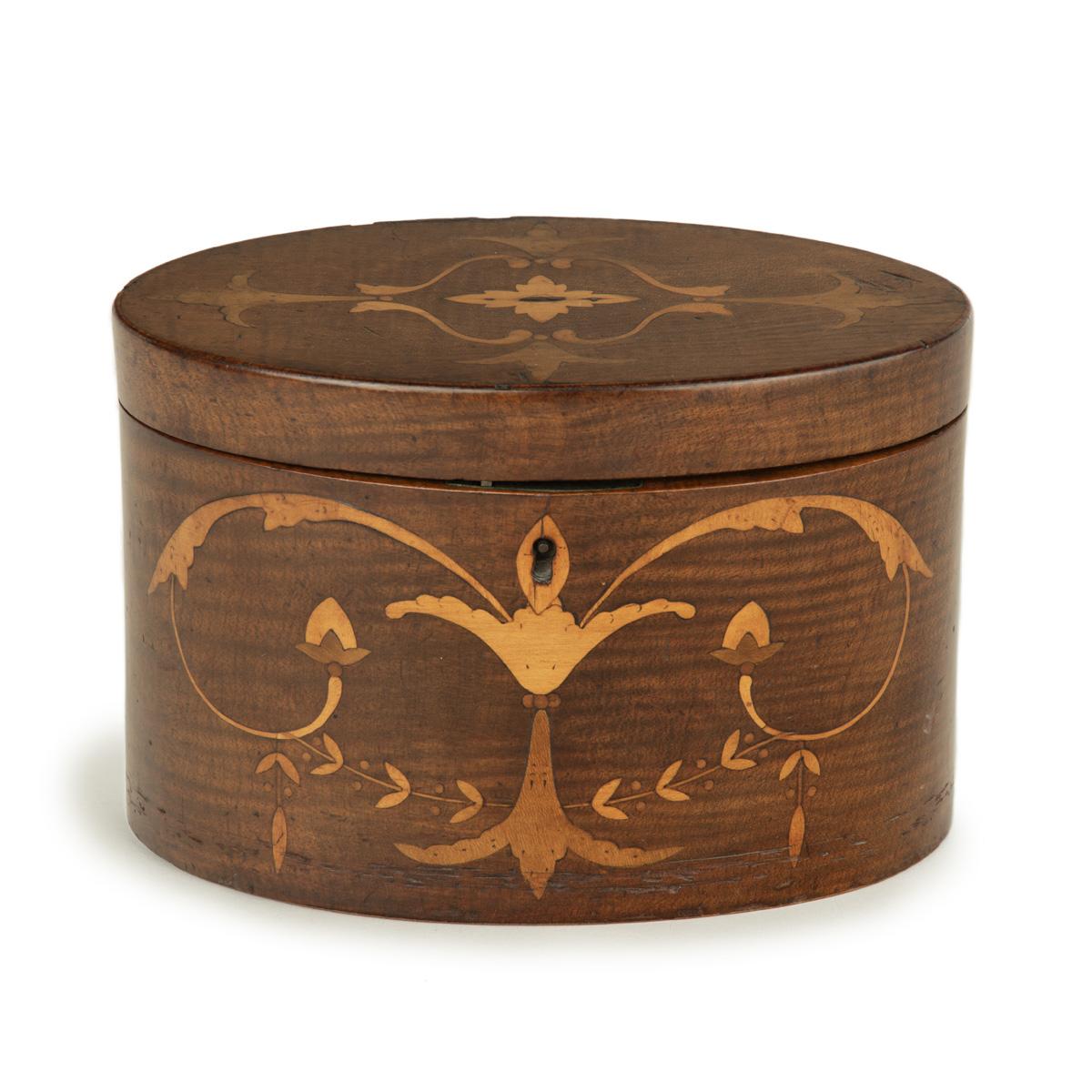 Harewood Marquetry Tea Caddy with Royal Provenance (1 of 5)