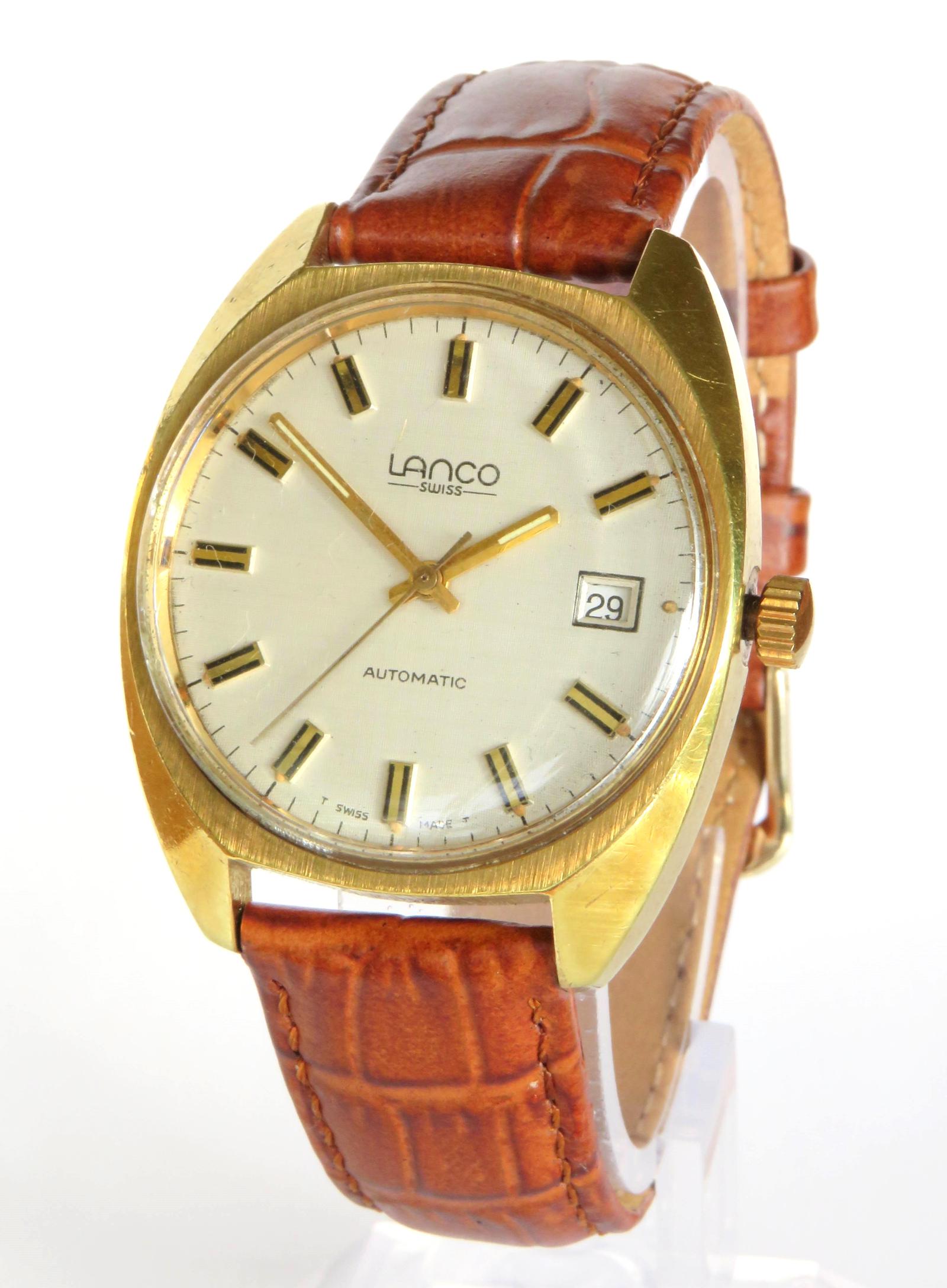 Watch : Gents 1970s Lanco Automatic Wristwatch (1 of 5)