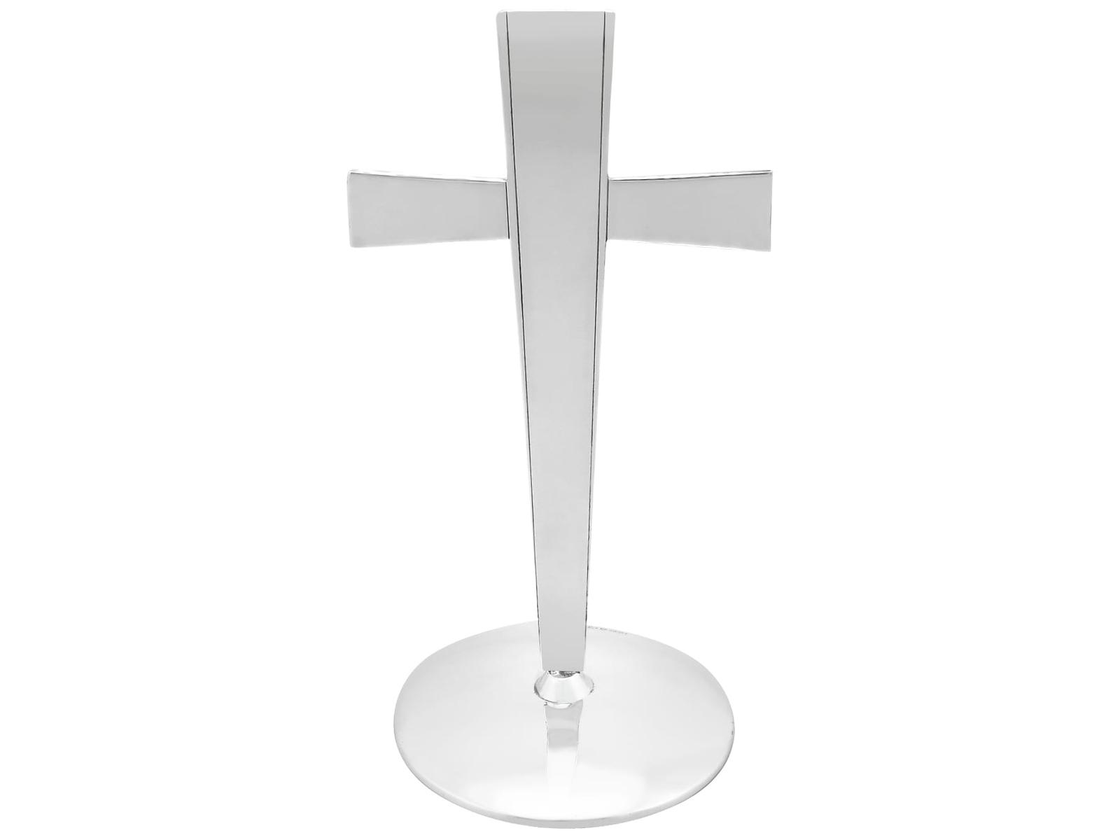 Vintage English Sterling Silver Cross Ornament (1 of 7)