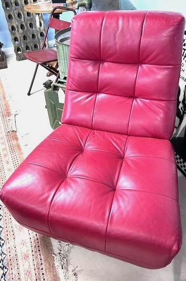 Retro High-quality Italian Rotating Leather Chairs (1 of 3)