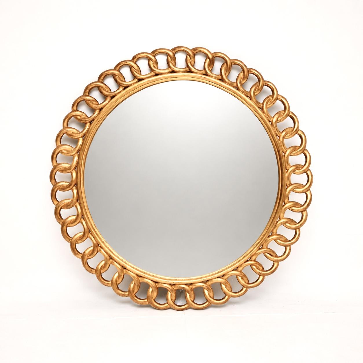 Large Vintage Giltwood Hollywood Regency Mirror (1 of 8) Large Vintage Giltwood Hollywood Regency Mirror (1 of 8)