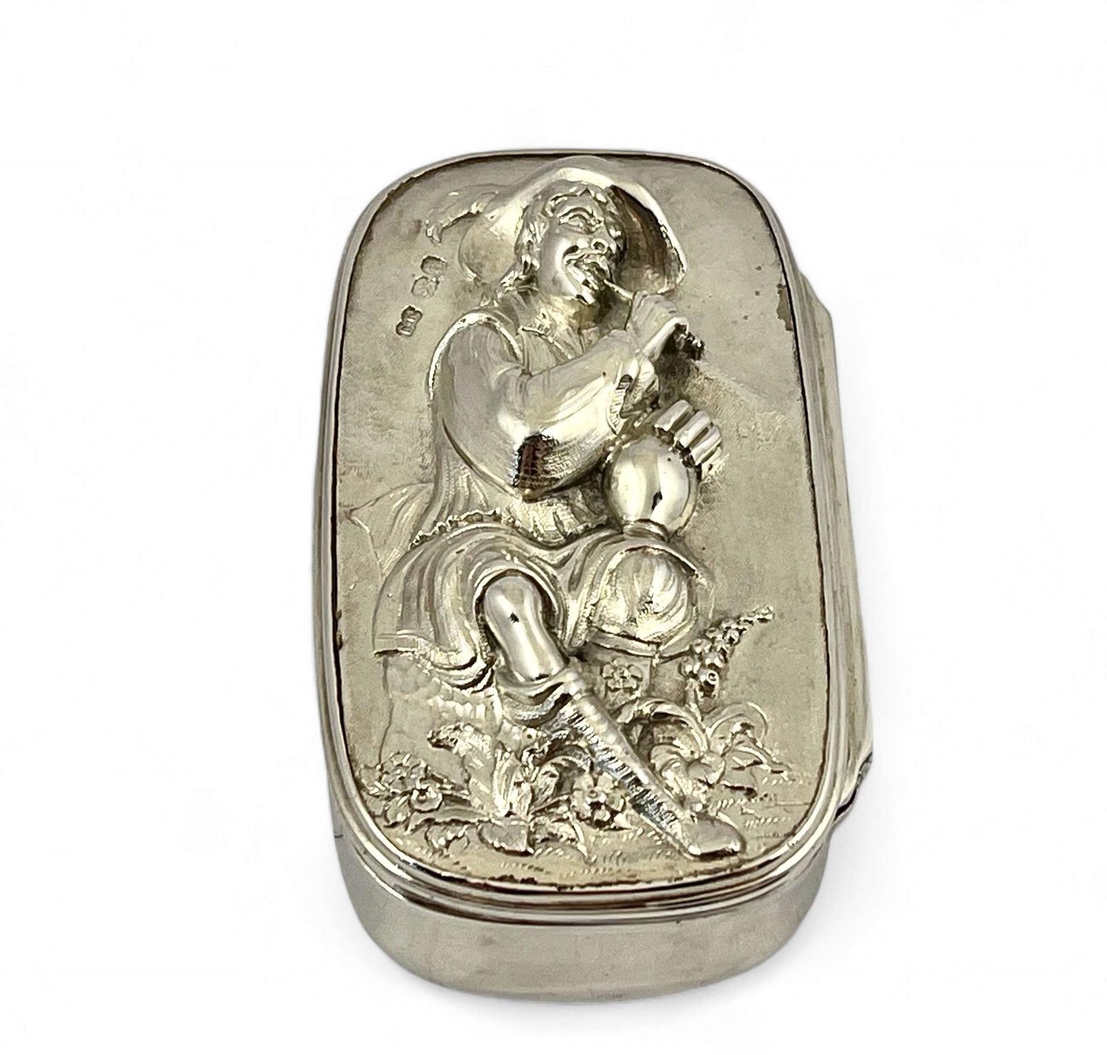 George IV Silver Snuff Box - Edward Farrell - London 1822 (1 of 8)