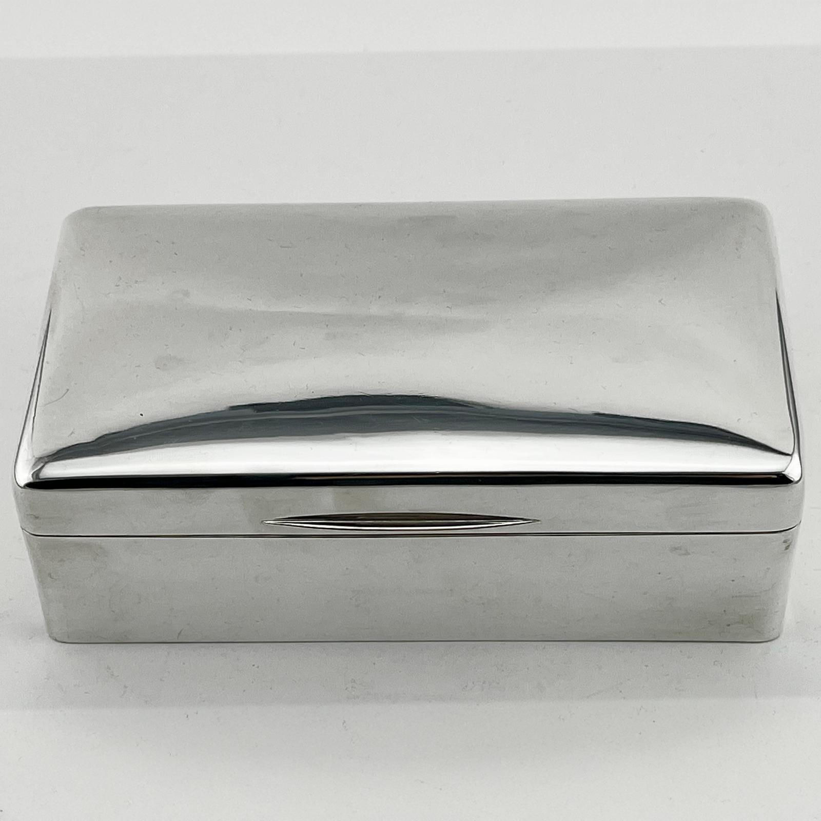 Superb Garrard Co Ltd Sterling Silver Cigar or Trinket Box (1 of 9) Superb Garrard Co Ltd Sterling Silver Cigar or Trinket Box (1 of 9)