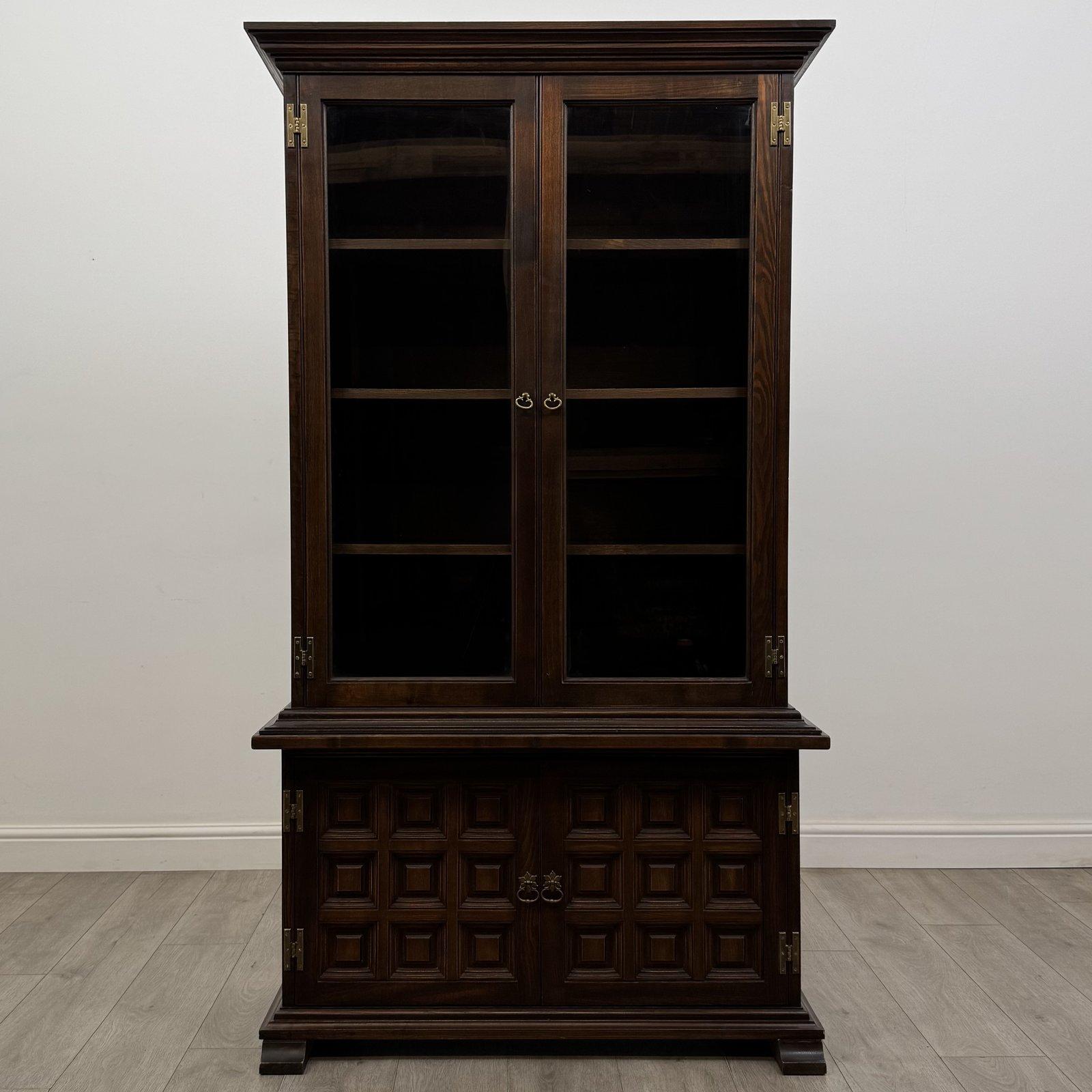 Antique Oak Display Cabinet | Carved Panels | AF-6536 (1 of 10) Antique Oak Display Cabinet | Carved Panels | AF-6536 (1 of 10)