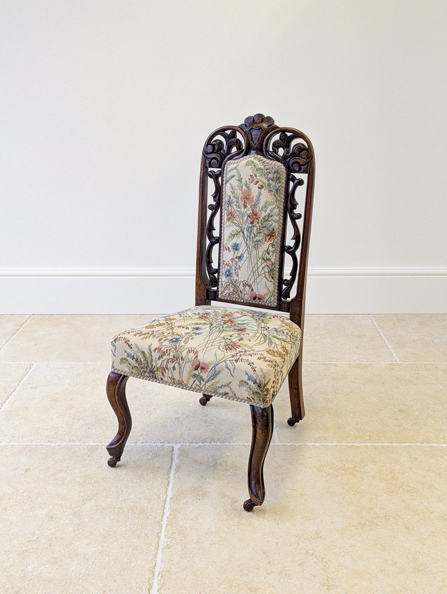 Antique Victorian Walnut Salon Chair c.1880 (1 of 12) Antique Victorian Walnut Salon Chair c.1880 (1 of 12)