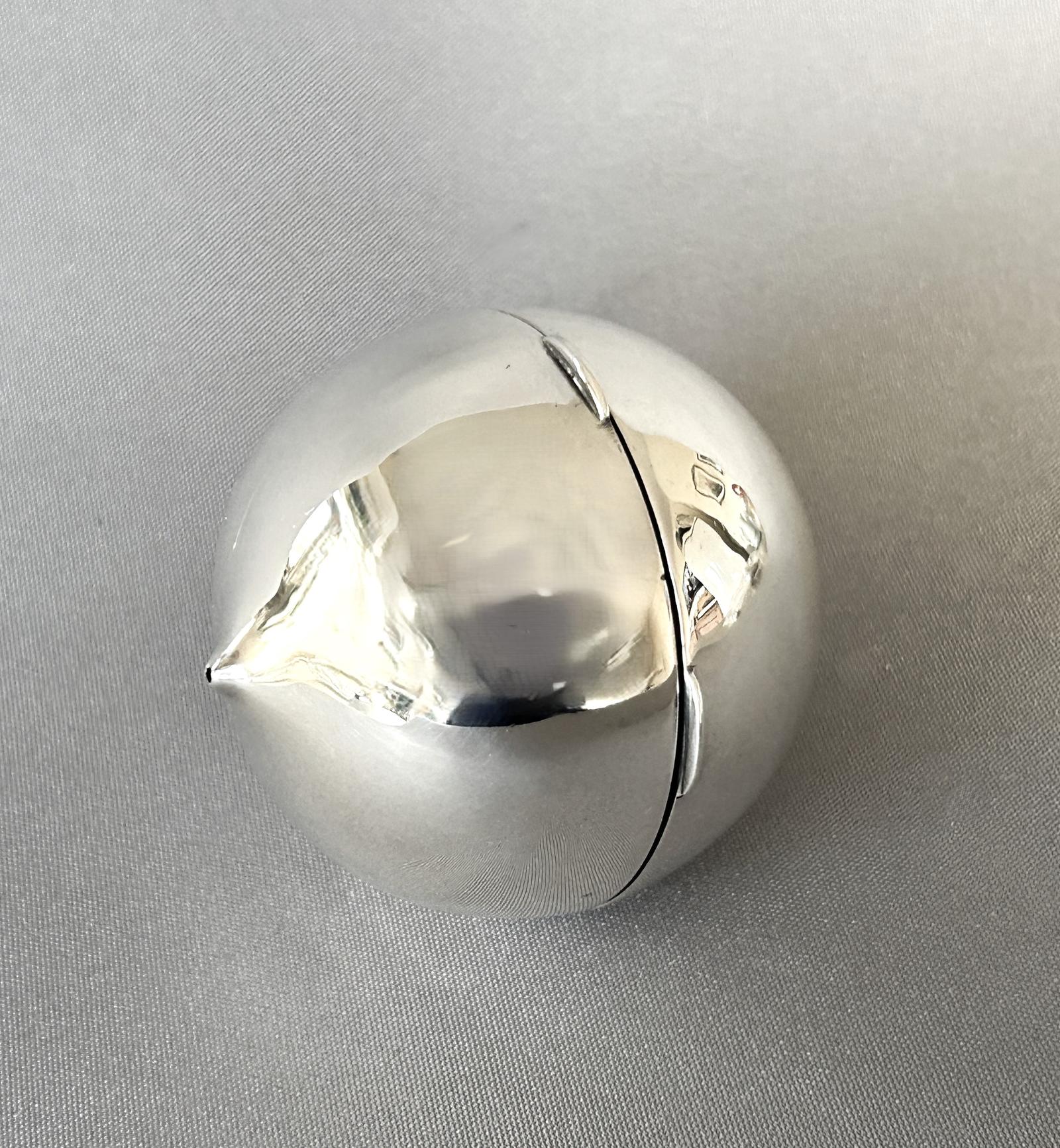 Extremely Rare Edwardian Silver Novelty Cotton Dispenser (1 of 6)