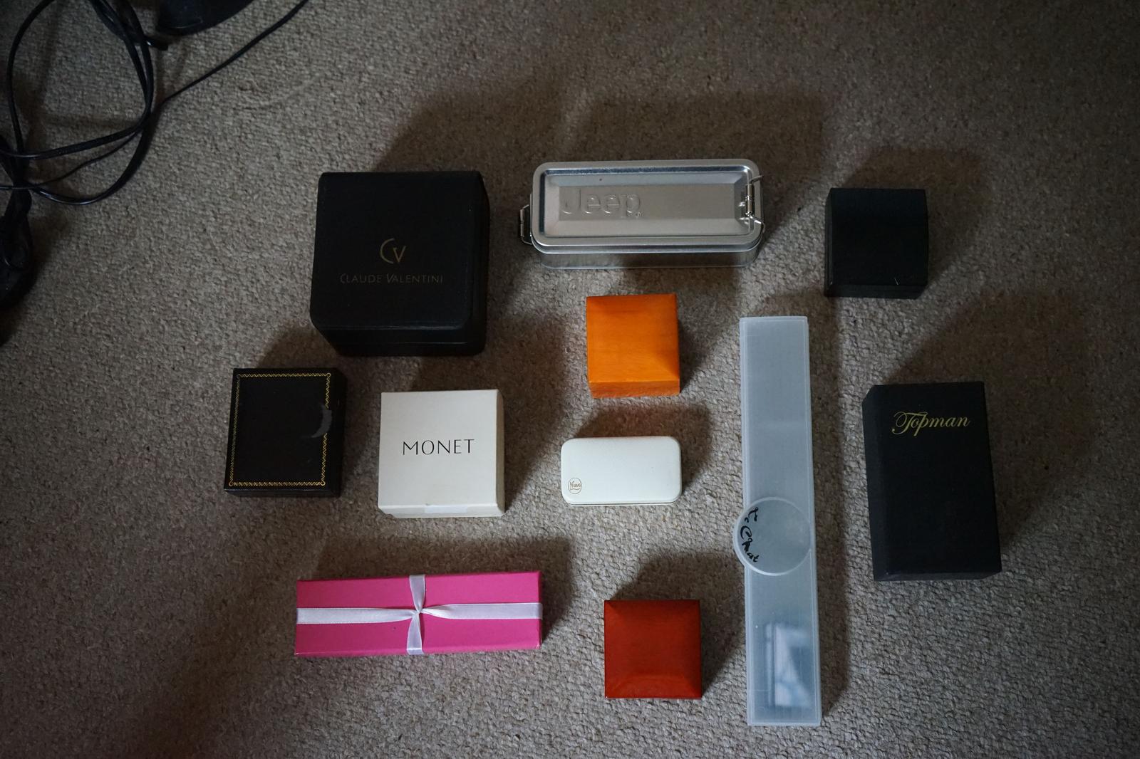 Vintage Collection of 11 Jewellery Boxes (1 of 12)