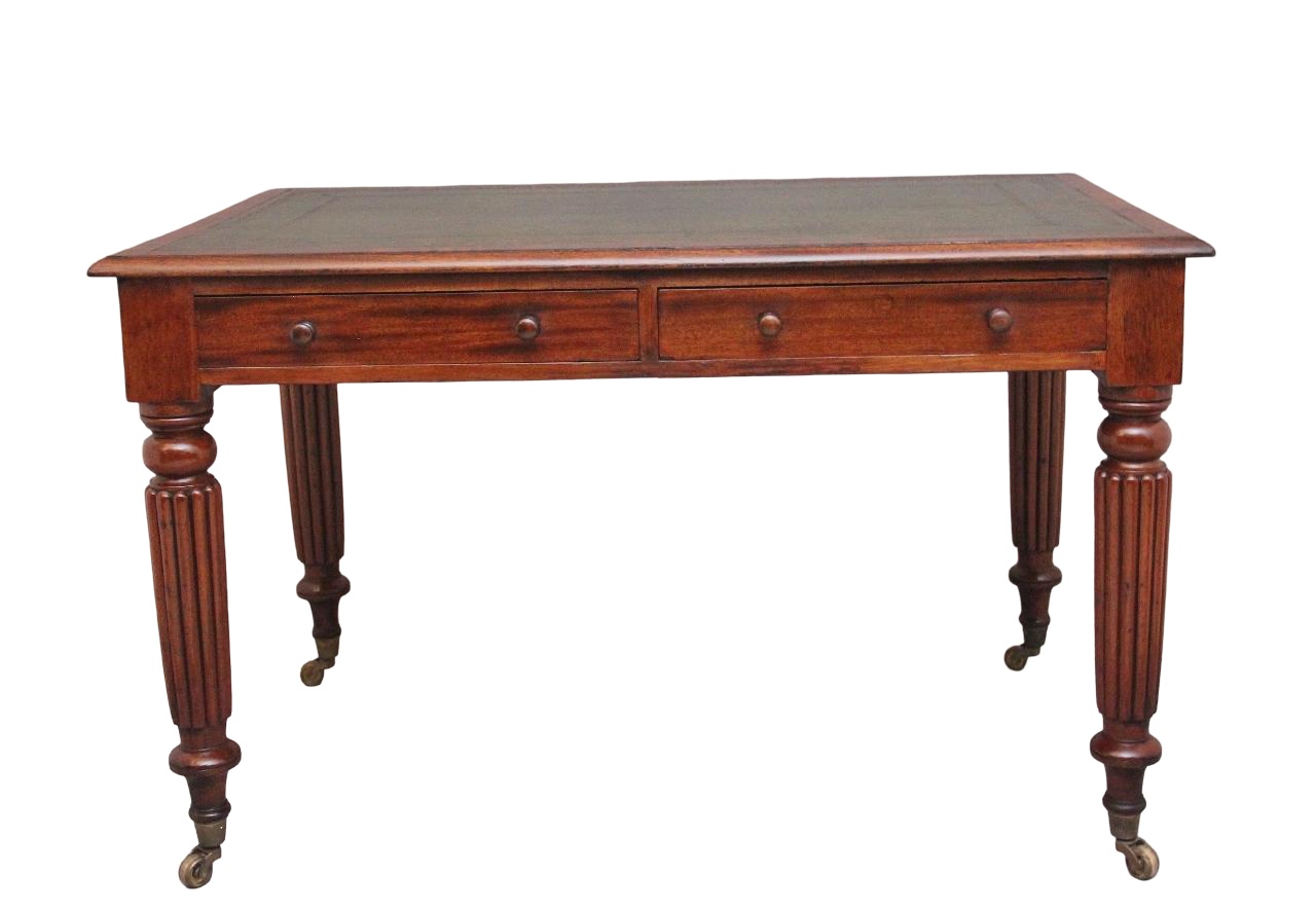 19th Century Antique Mahogany Partners Writing Desk (1 of 11) 19th Century Antique Mahogany Partners Writing Desk (1 of 11)