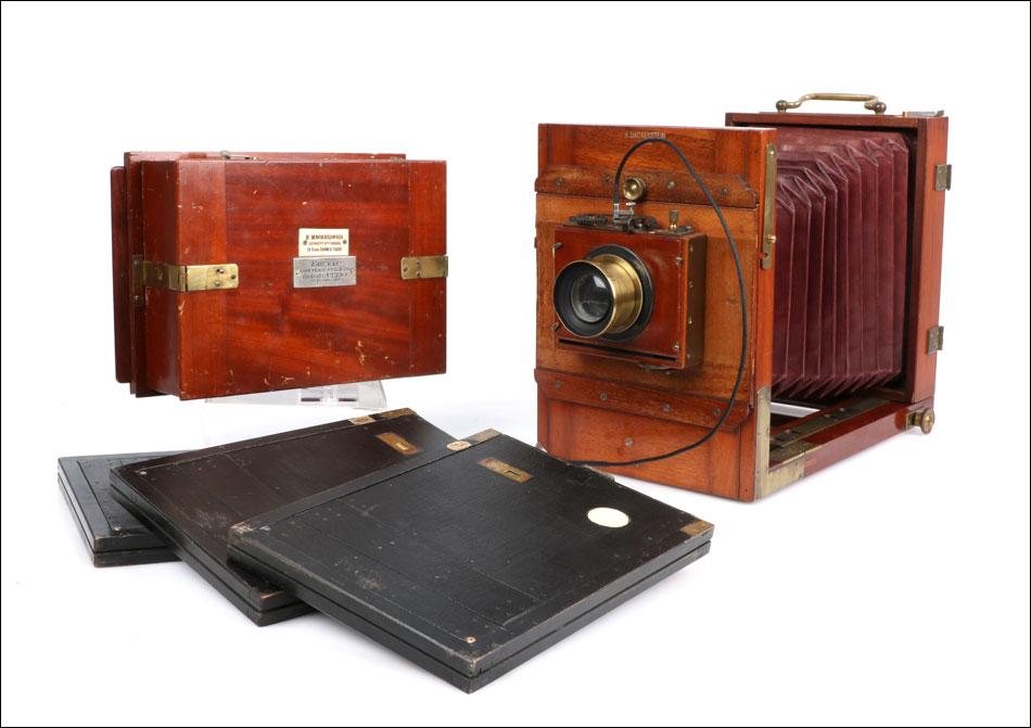 Antique Mackenstein Field Camera. Eastman Roll Holder. Darlot No. 4. France 1885 (1 of 46)