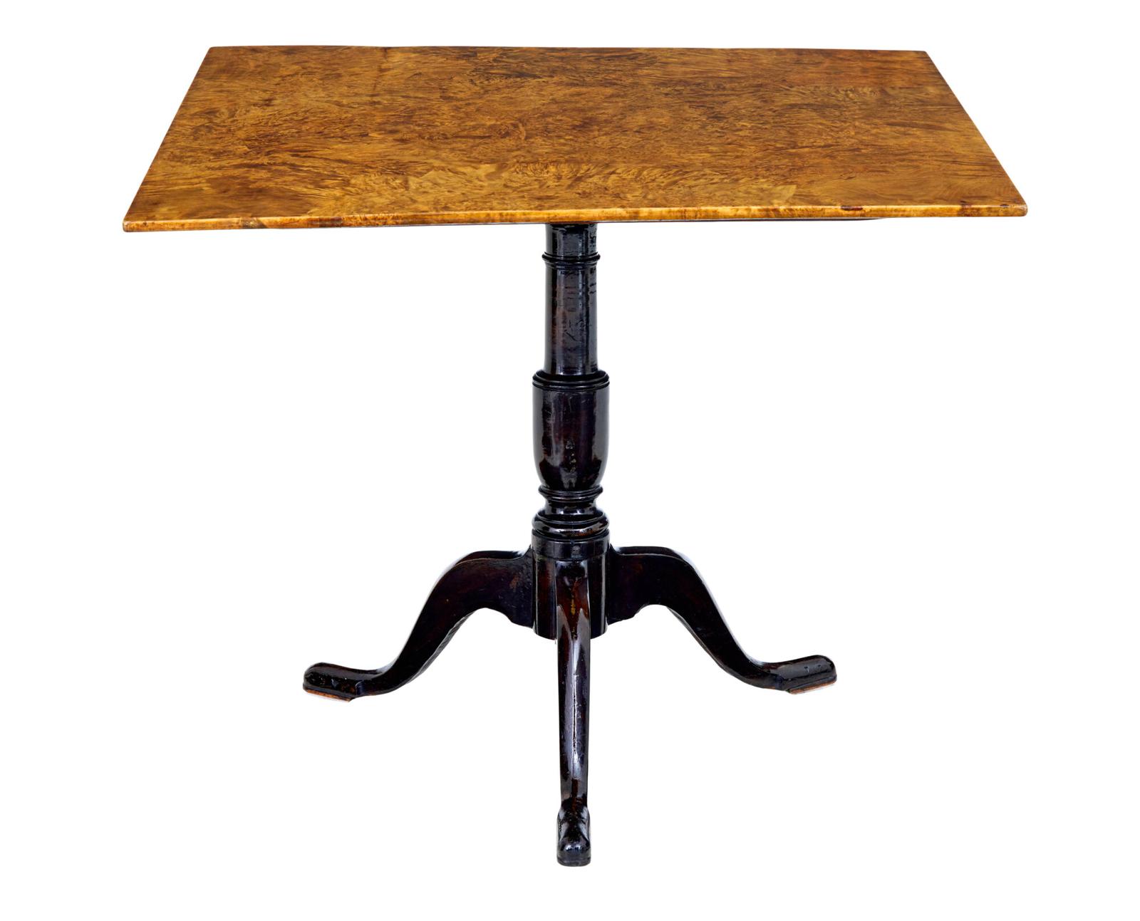 19th Century Swedish Alder Root Square Tilt Top Table (1 of 7) 19th Century Swedish Alder Root Square Tilt Top Table (1 of 7)