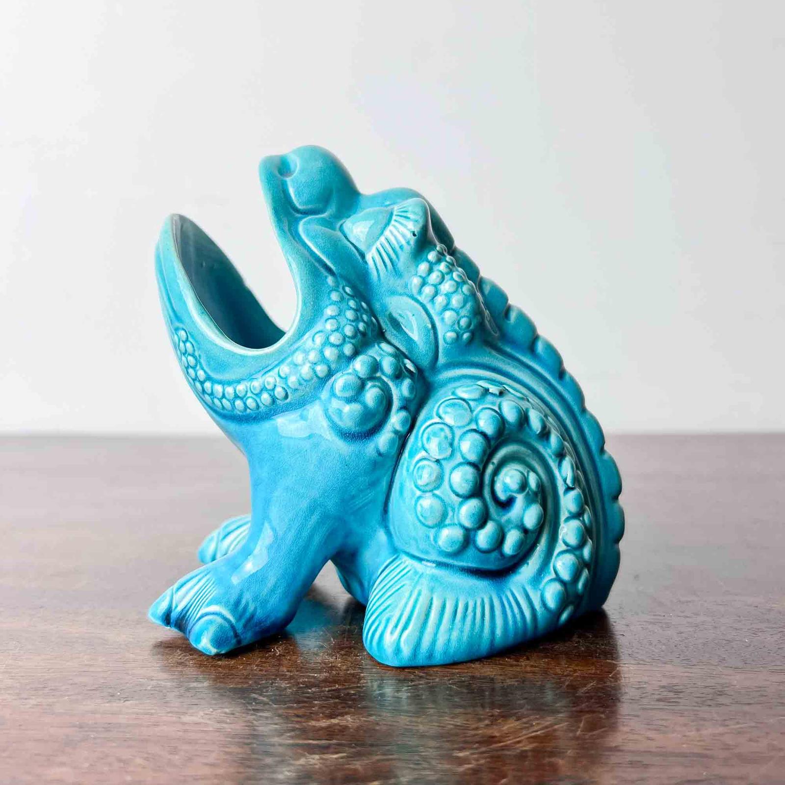 Victorian Burmantofts Grotesque Spoon Warmer (1 of 11)