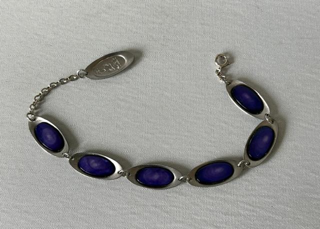 Retro Stainless Steel & Glass 'Space Age' Modernist Bracelet (1 of 5) Retro Stainless Steel & Glass 'Space Age' Modernist Bracelet (1 of 5)