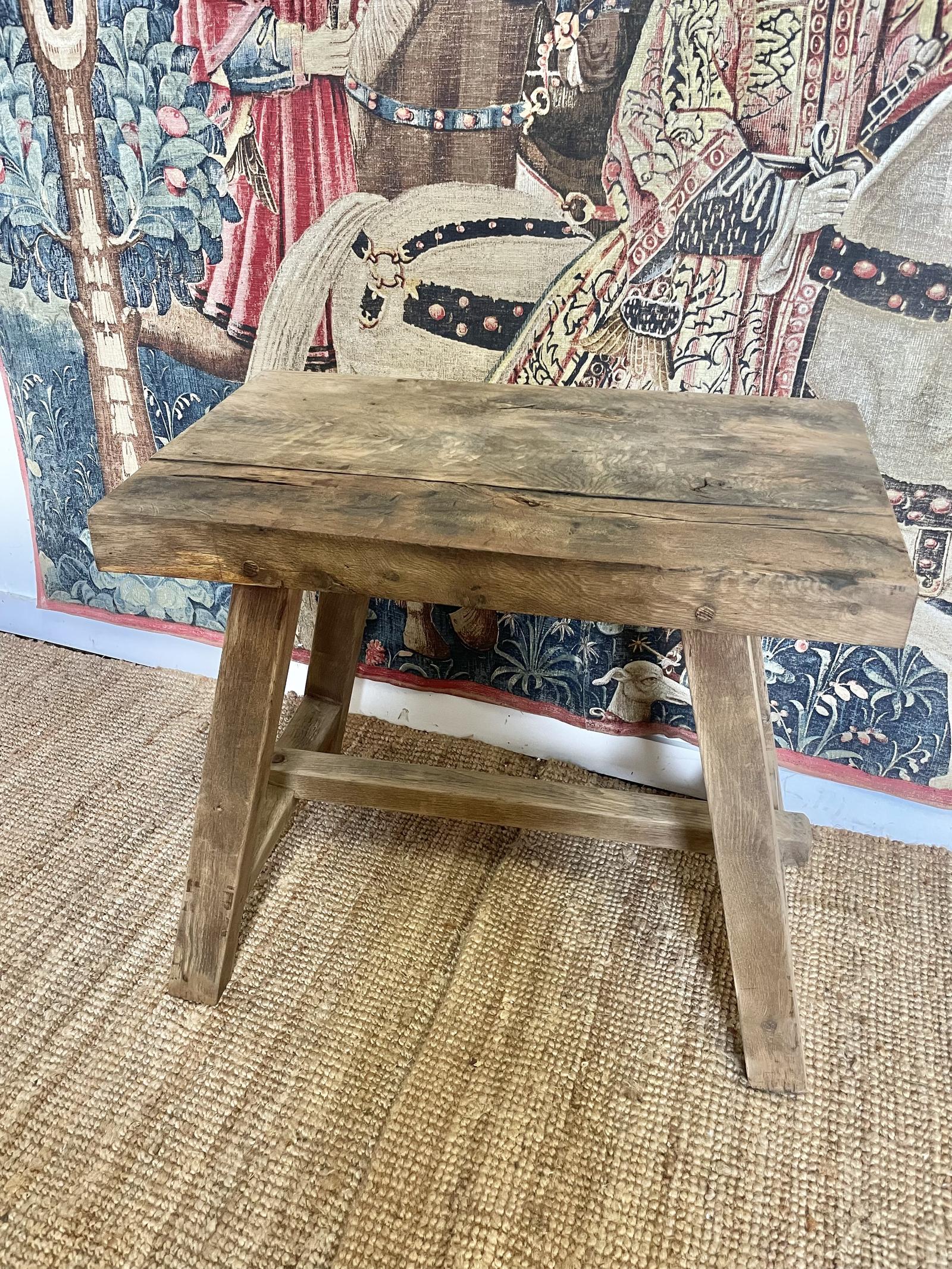 Rustic Oak Work Table (1 of 10)