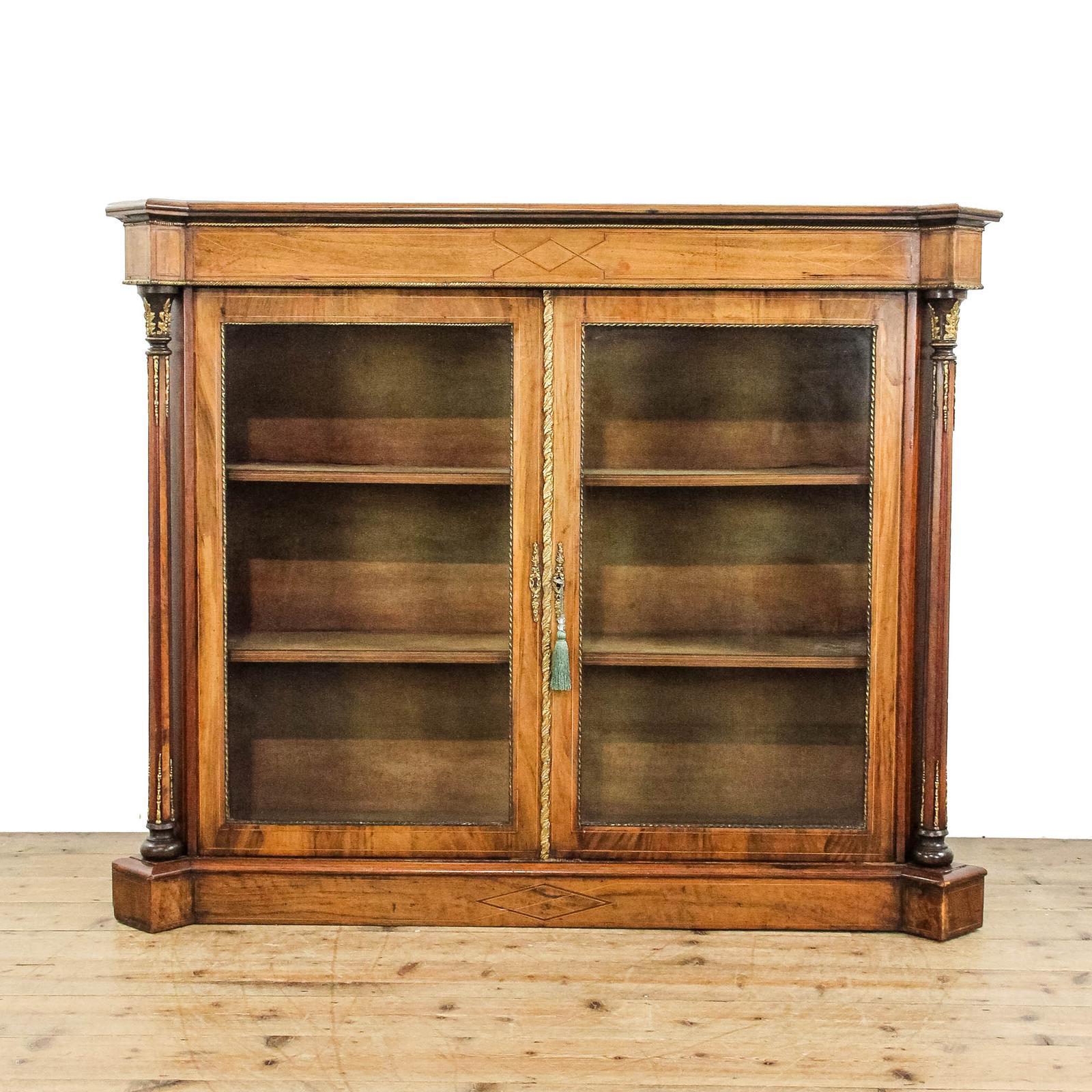 Antique Victorian Walnut Glazed Cabinet (1 of 10) Antique Victorian Walnut Glazed Cabinet (1 of 10)