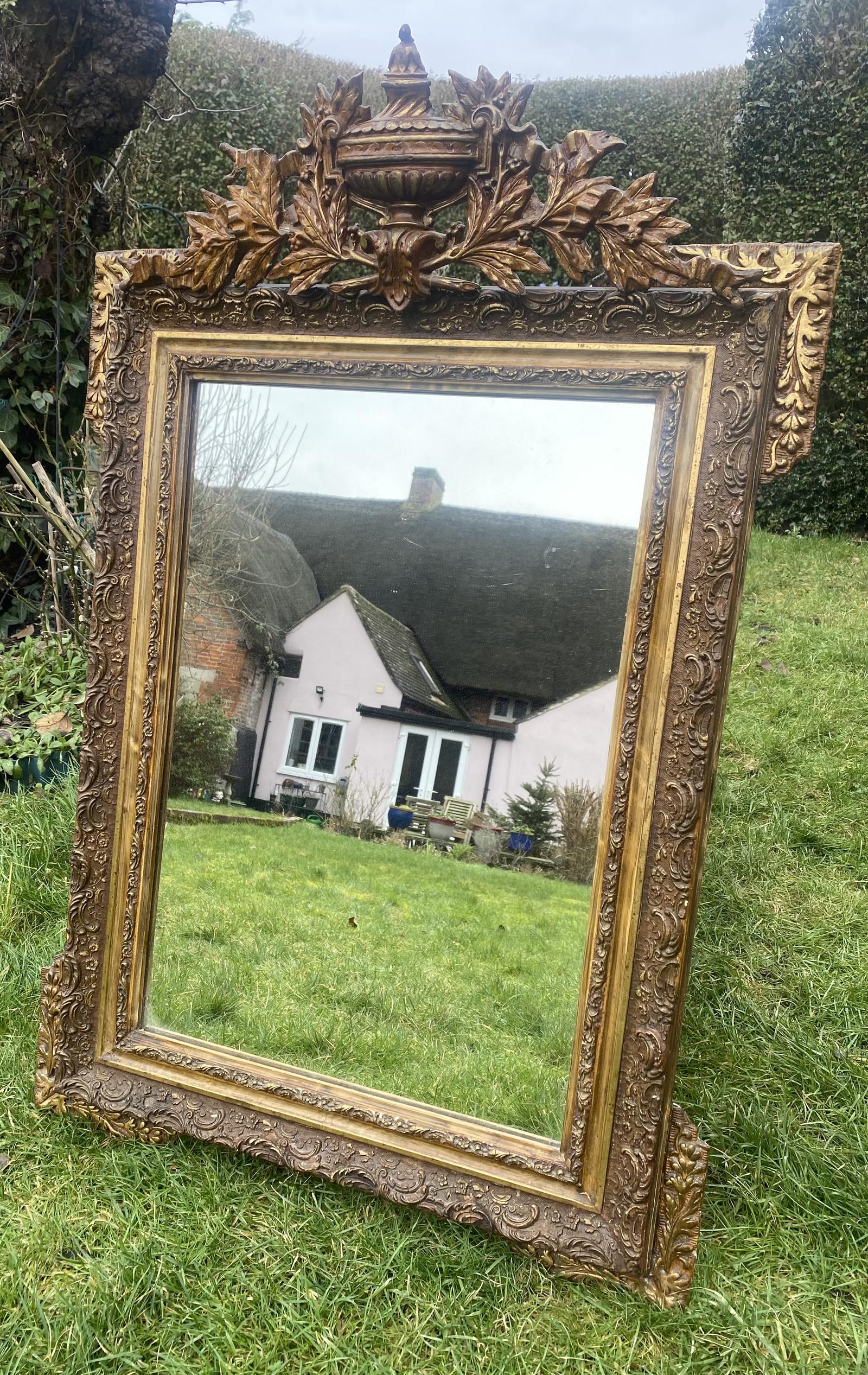 French Gilt Mirror (1 of 6)