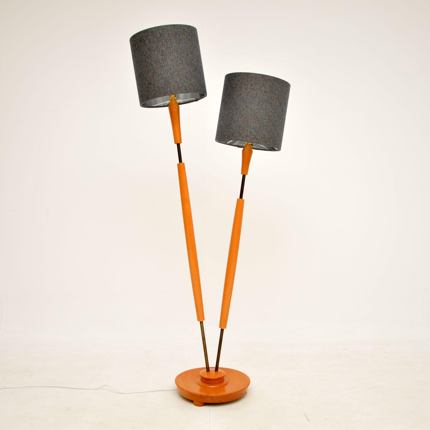 Vintage Two Headed Floor Lamp 1960s / 1970s (1 of 6)