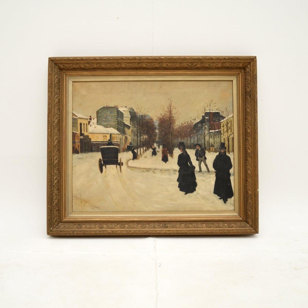Antique Signed & Framed Oil Painting (1 of 8)
