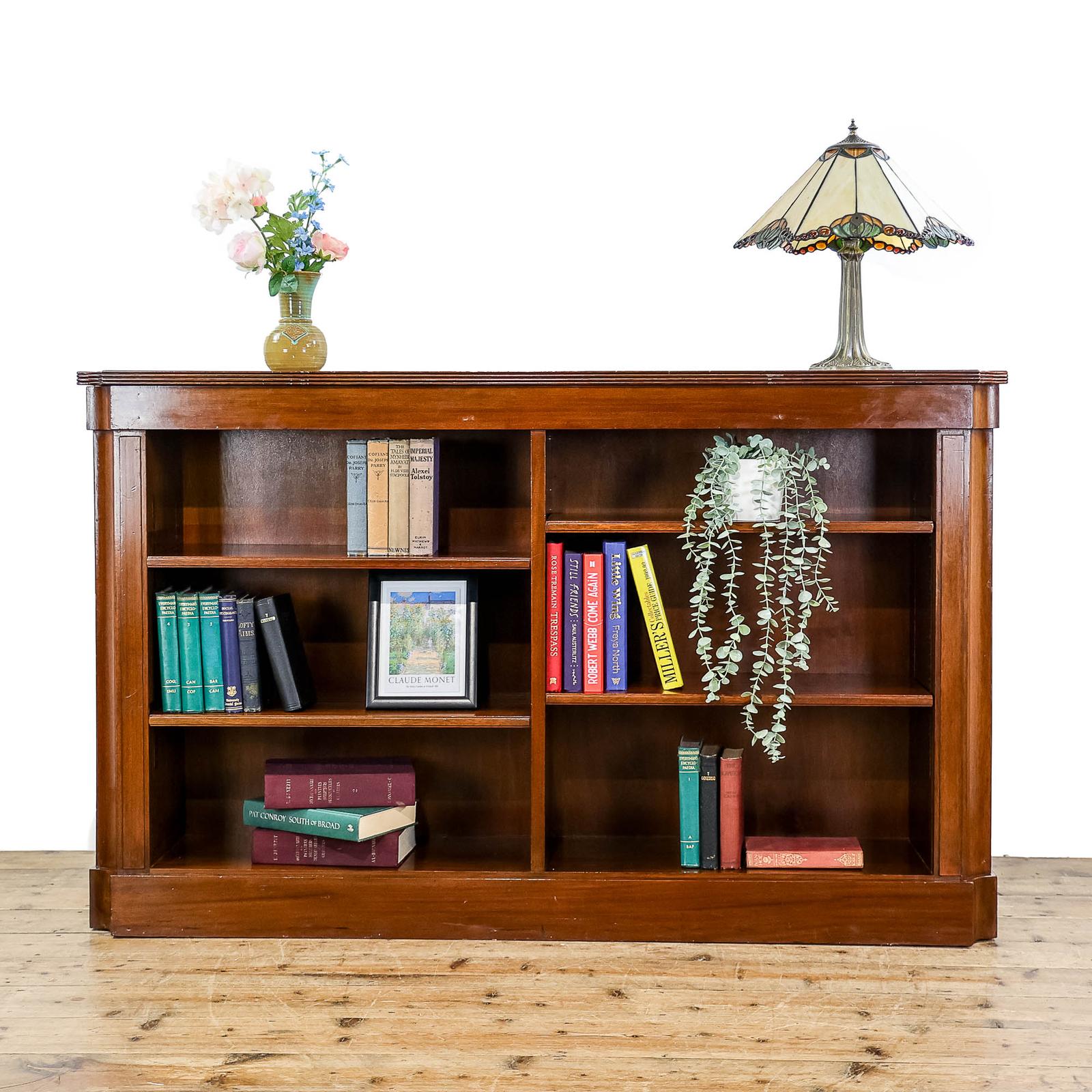 Antique Mahogany Open Bookcase (1 of 7) Antique Mahogany Open Bookcase (1 of 7)