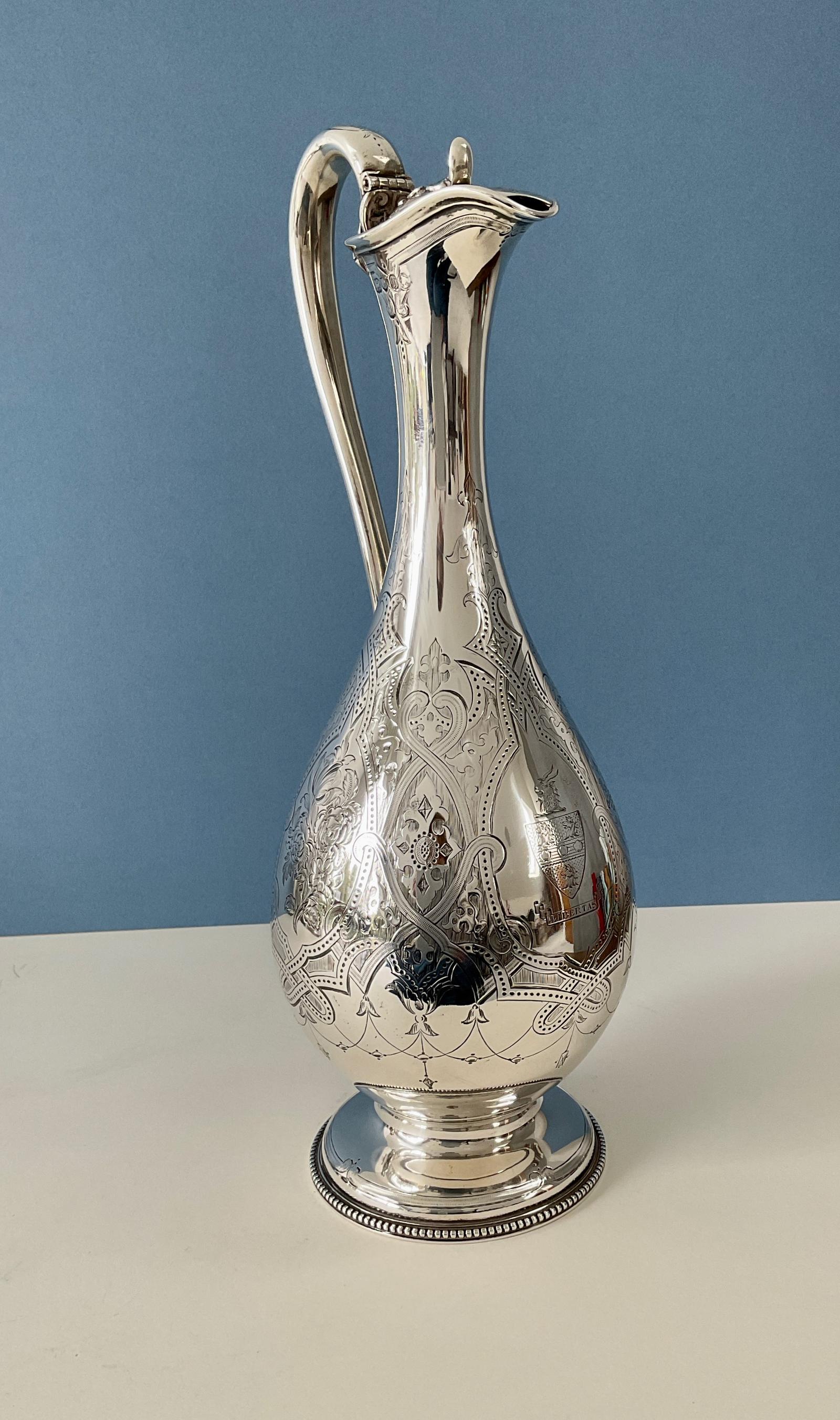 Antique Silver Claret Jug - Victorian (1 of 7)