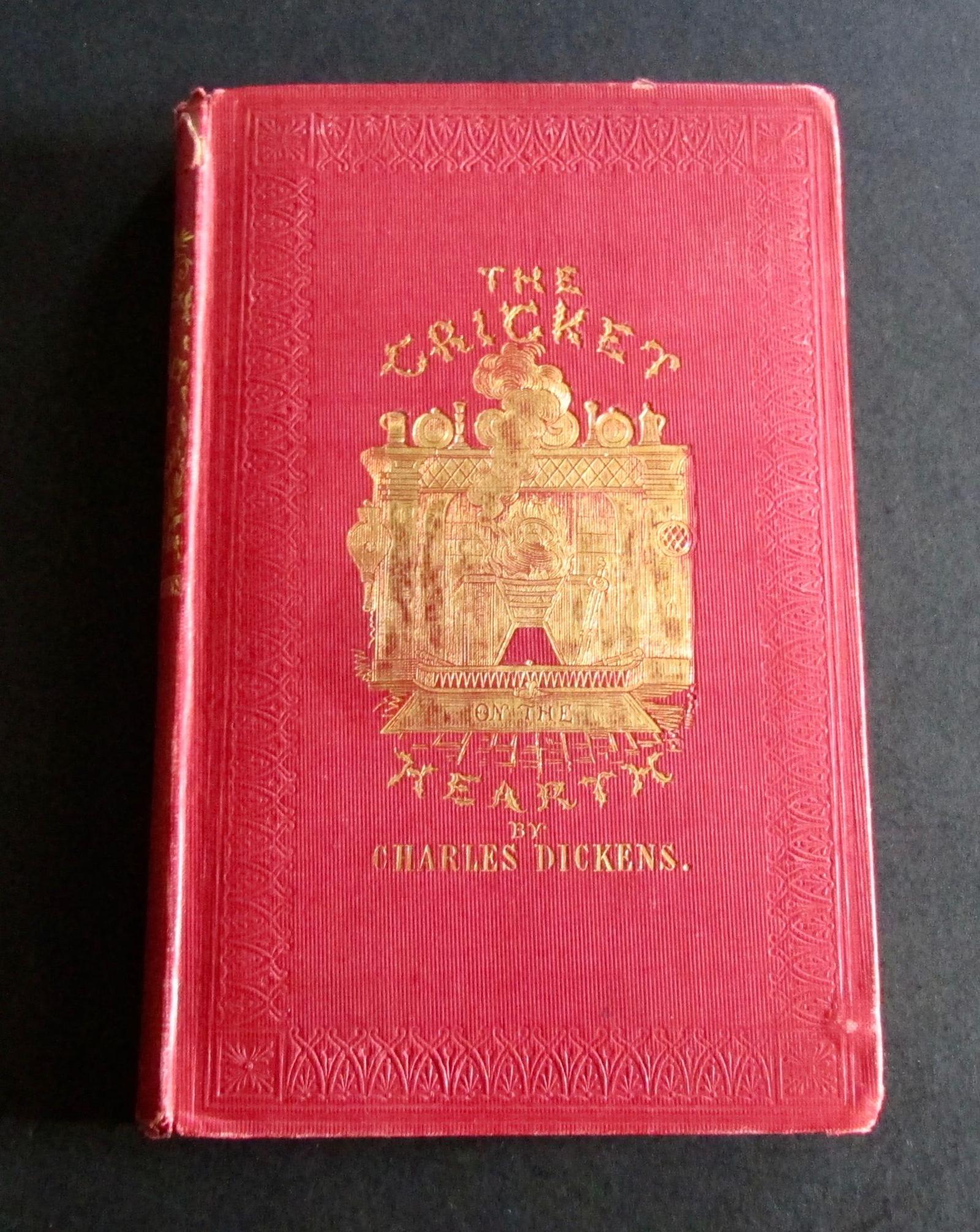 1846 1st Edition Charles Dickens -The Cricket on the Hearth, A Fairy Tale of Home (1 of 6)