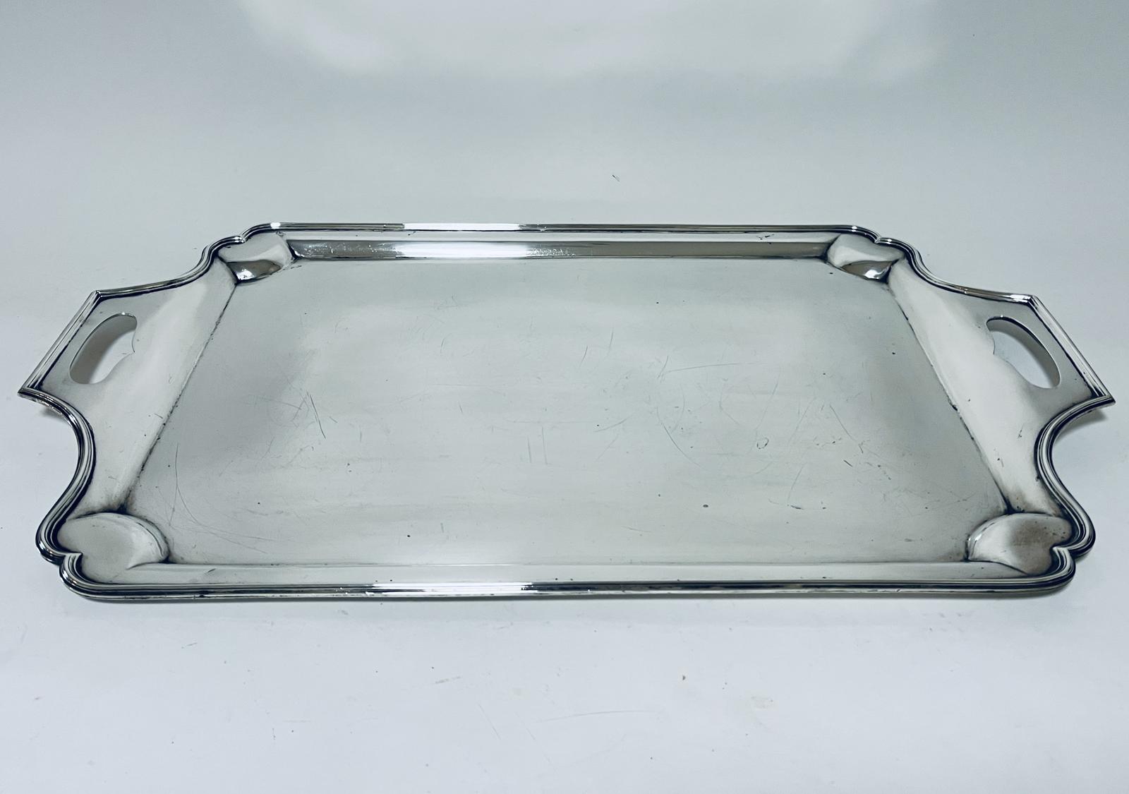 Large Antique Silver Tray (1 of 15) Large Antique Silver Tray (1 of 15)