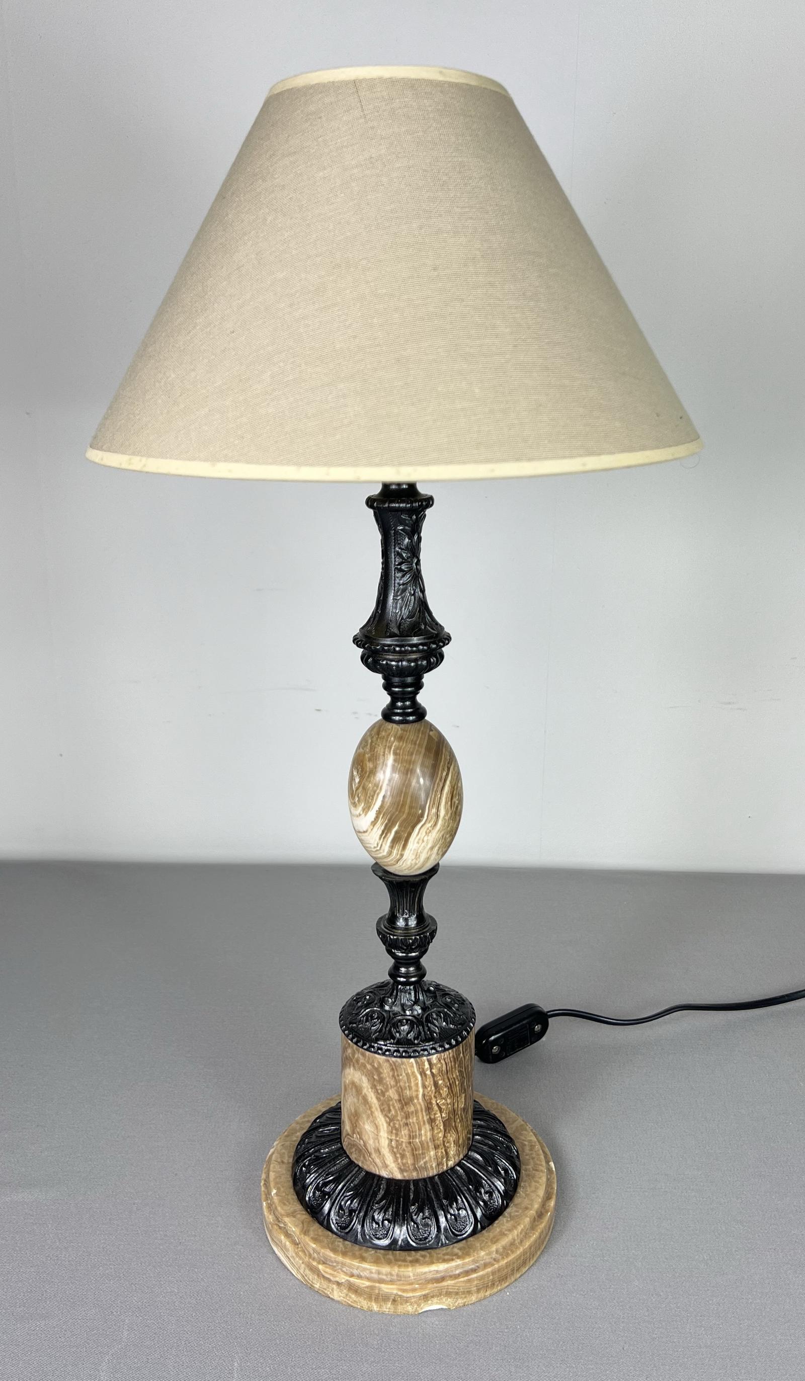 Ceramic & Brass Table Lamp (1 of 15)