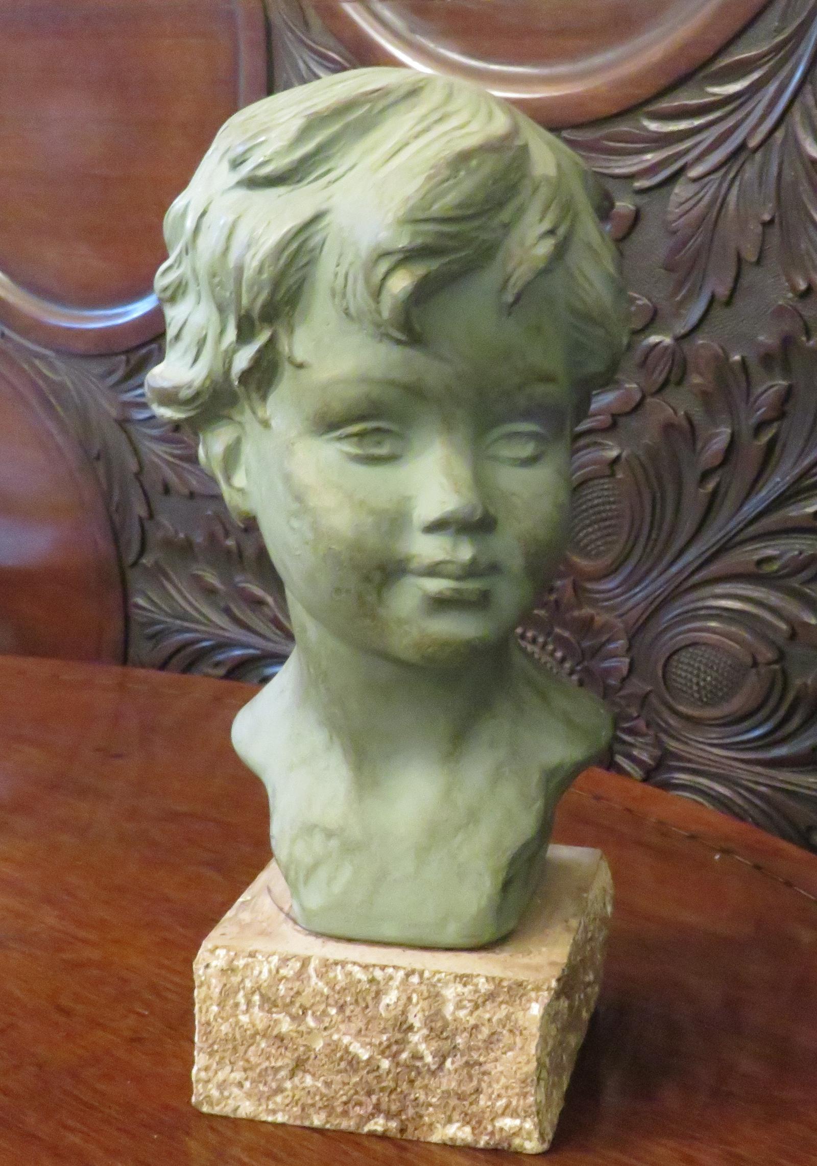 Plaster Bust of a Young Boy (1 of 4)