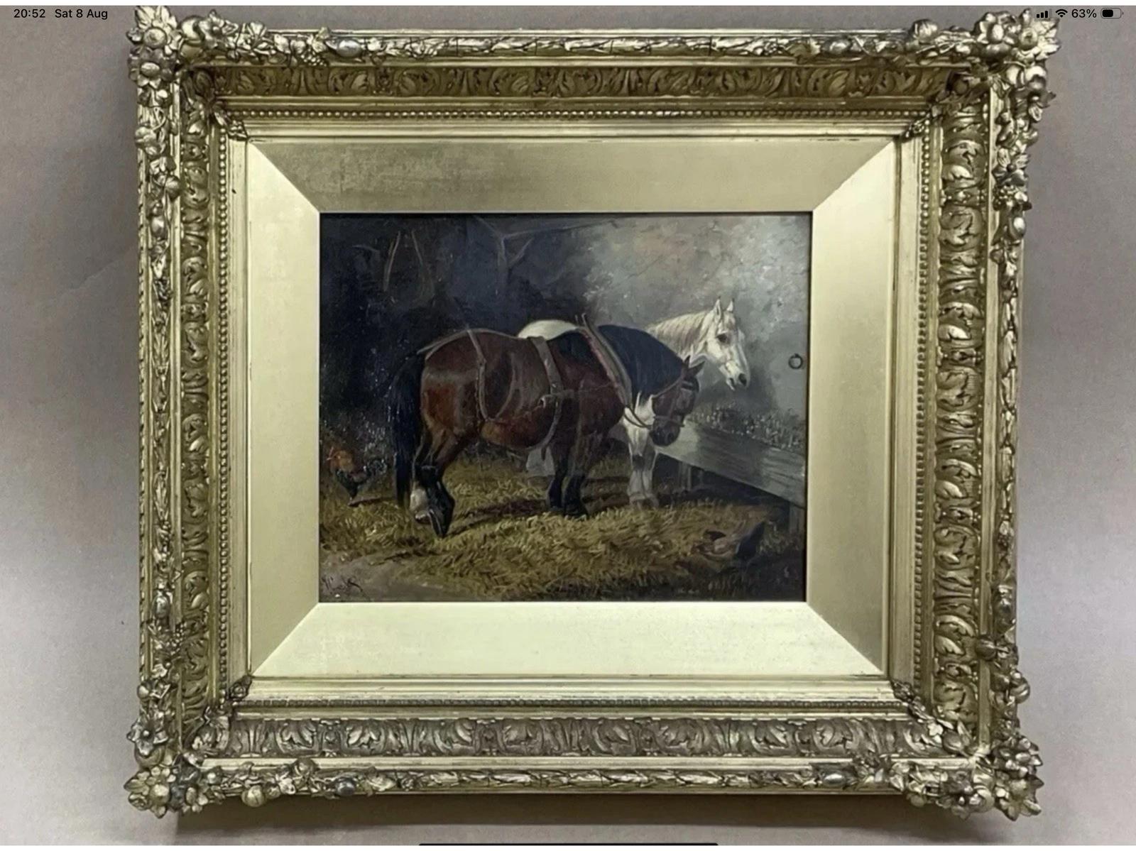 Victorian Oil On Canvas Painting “chickens In A Barn “ English School By Samuel J Clark 1841-1928 (1 of 8) Victorian Oil On Canvas Painting “chickens In A Barn “ English School By Samuel J Clark 1841-1928 (1 of 8)