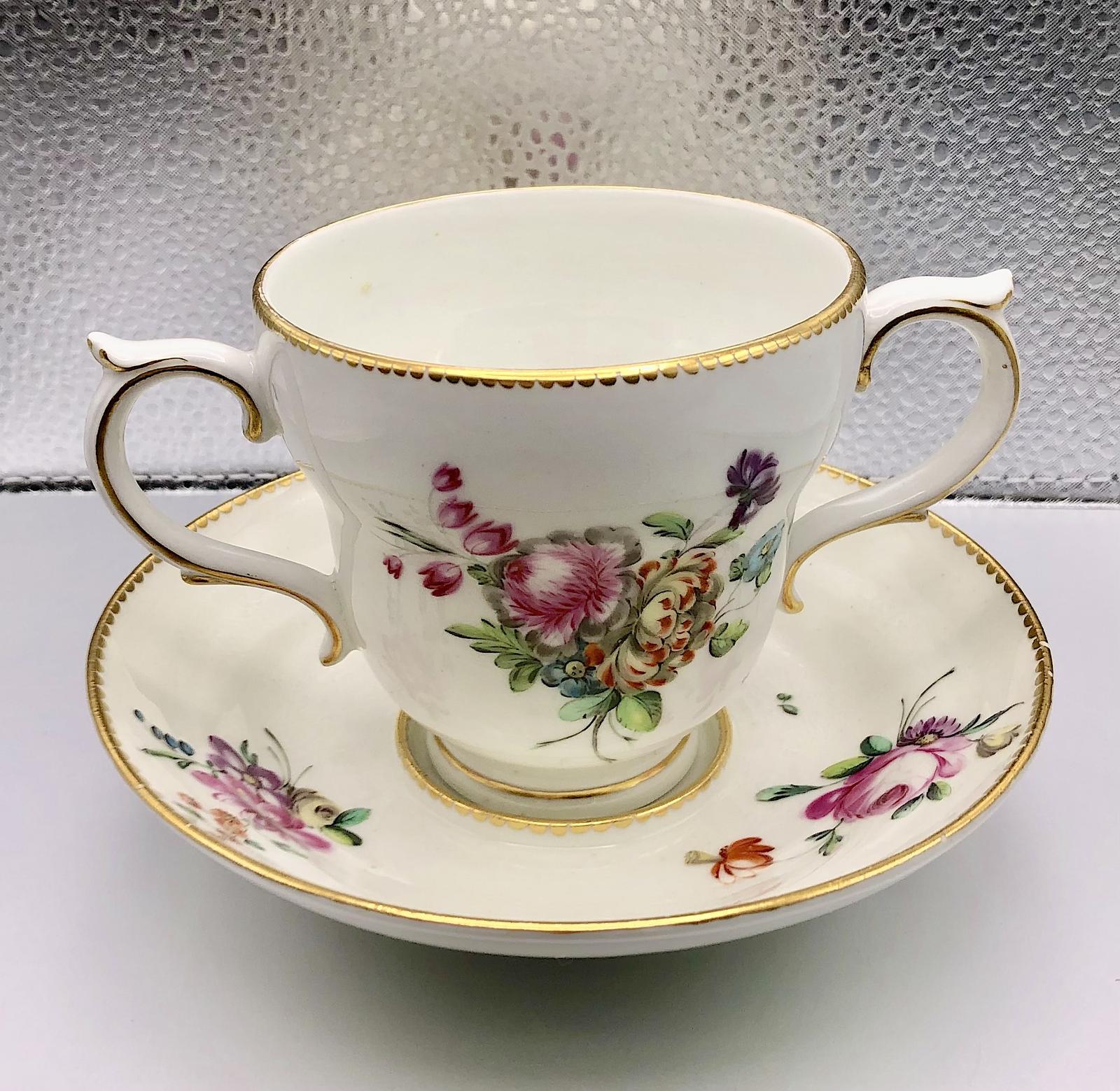 Chelsea Derby Chocolate Cup & Saucer c.1770 (1 of 6)