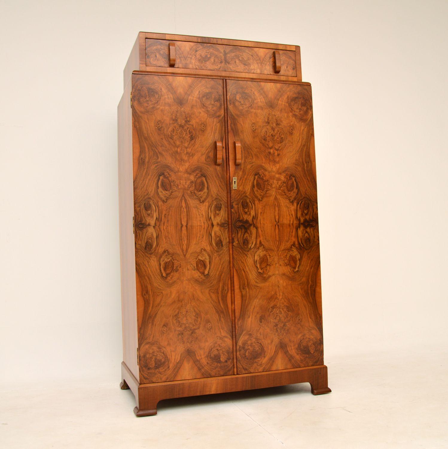 1930's Art Deco Burr Walnut Compactum Wardrobe (1 of 10) 1930's Art Deco Burr Walnut Compactum Wardrobe (1 of 10)