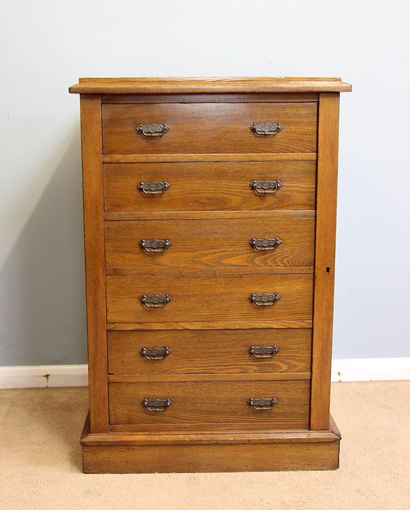 Antique Ash Wellington Chest of Drawers (1 of 13)