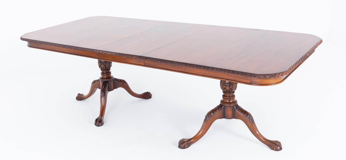 Regency Revival Mahogany Pedestal Dining Table c.1920 (1 of 12) Regency Revival Mahogany Pedestal Dining Table c.1920 (1 of 12)