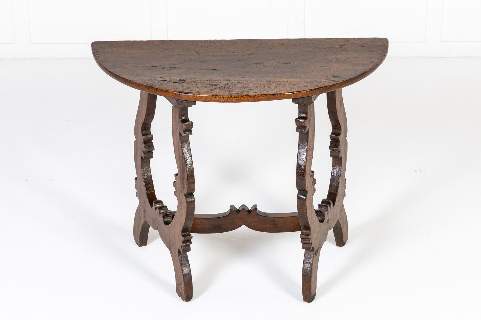 18th Century Italian Walnut Console Table (1 of 6)