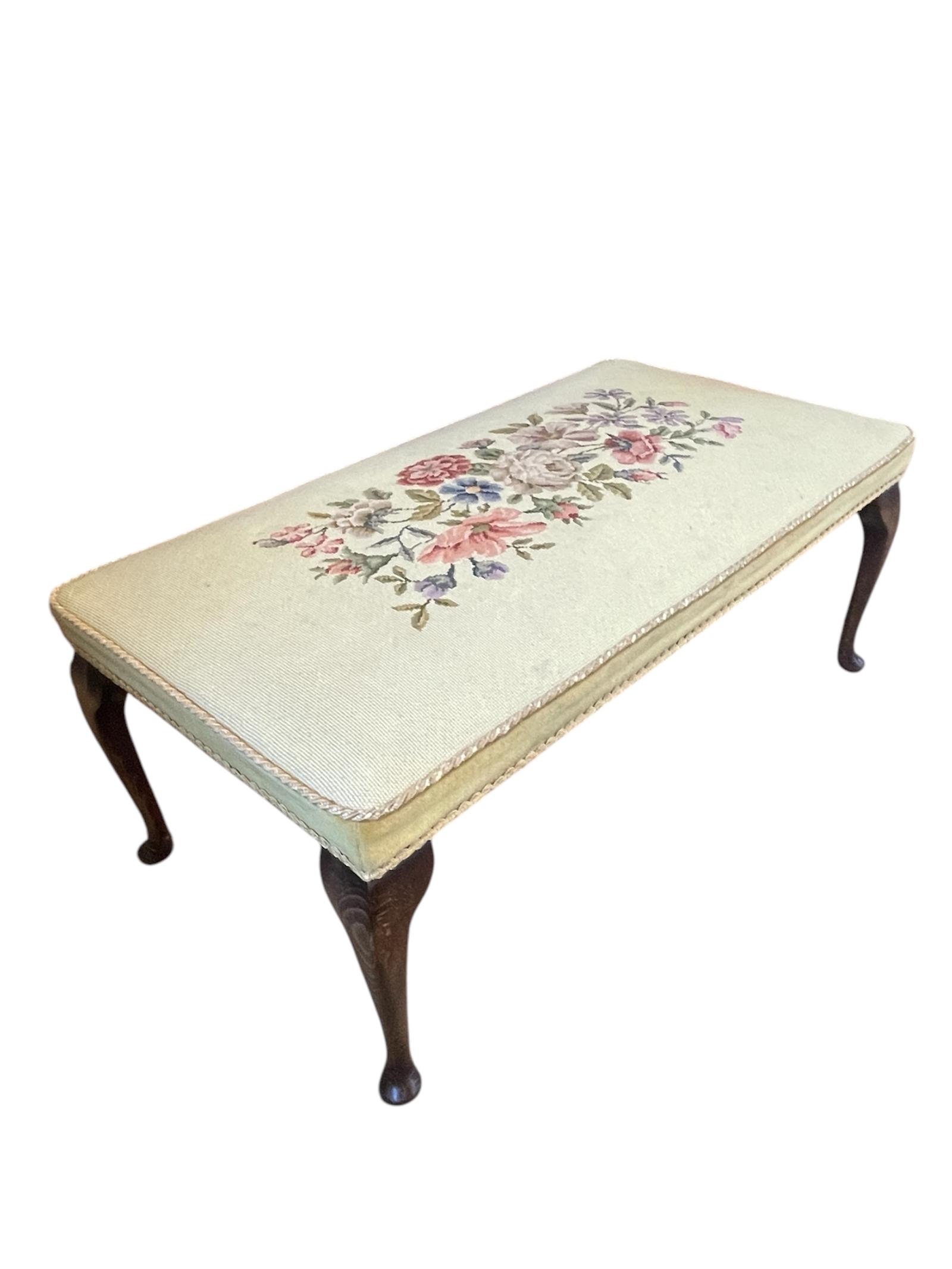 Large Georgian Stool (1 of 10) Large Georgian Stool (1 of 10)