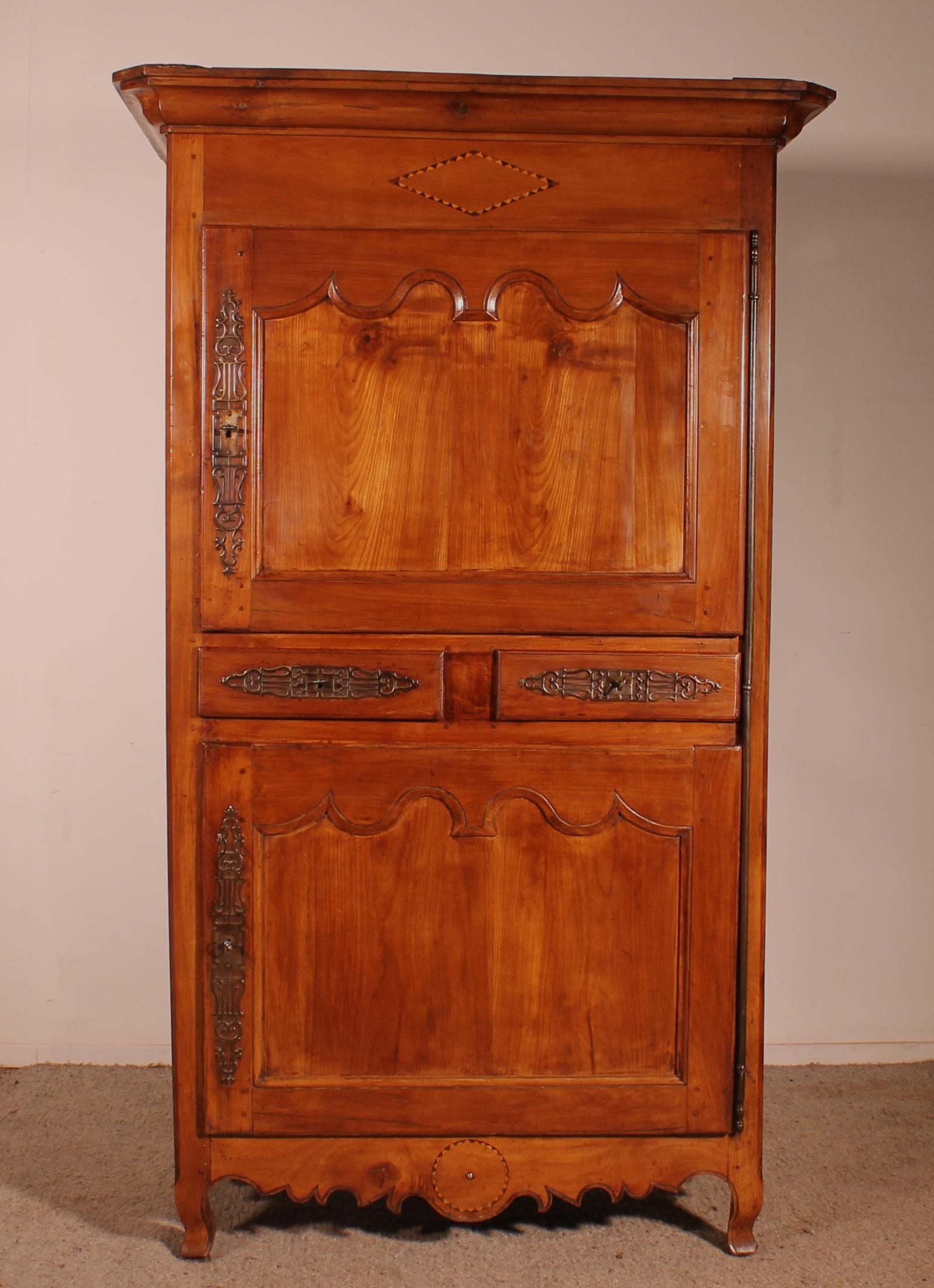 French Wardrobe in Cherry Wood - 18th Century (1 of 10)