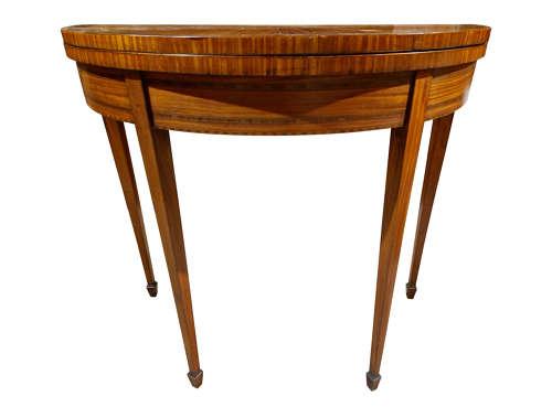 Demi Lune Card Table (1 of 6) Demi Lune Card Table (1 of 6)