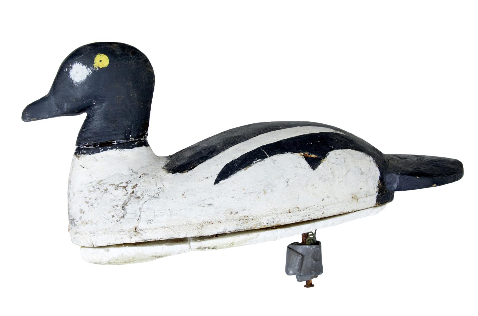 Early 20th Century Carved Hand Painted Decoy (1 of 7)