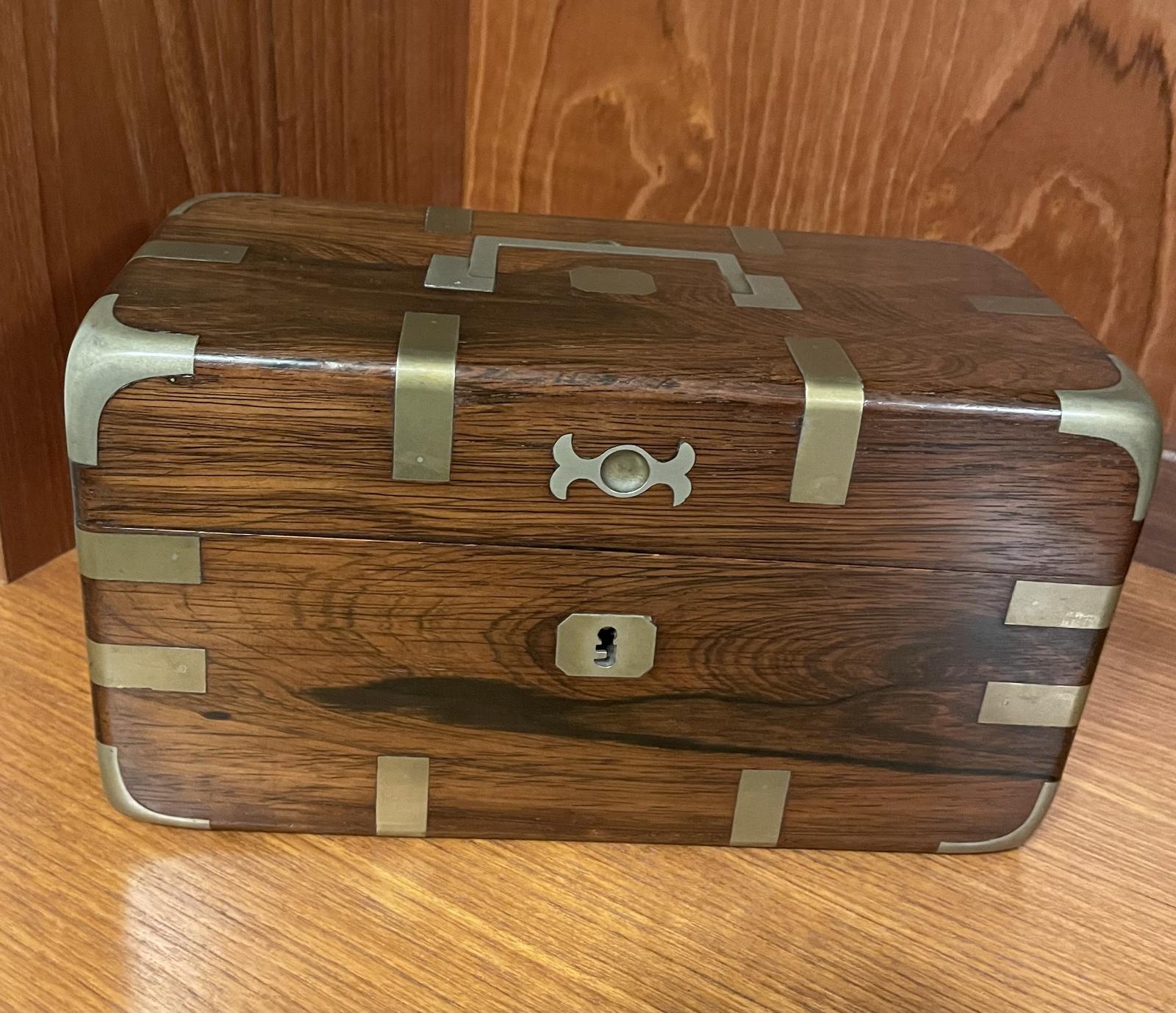 French Rosewood Table Box (1 of 14)